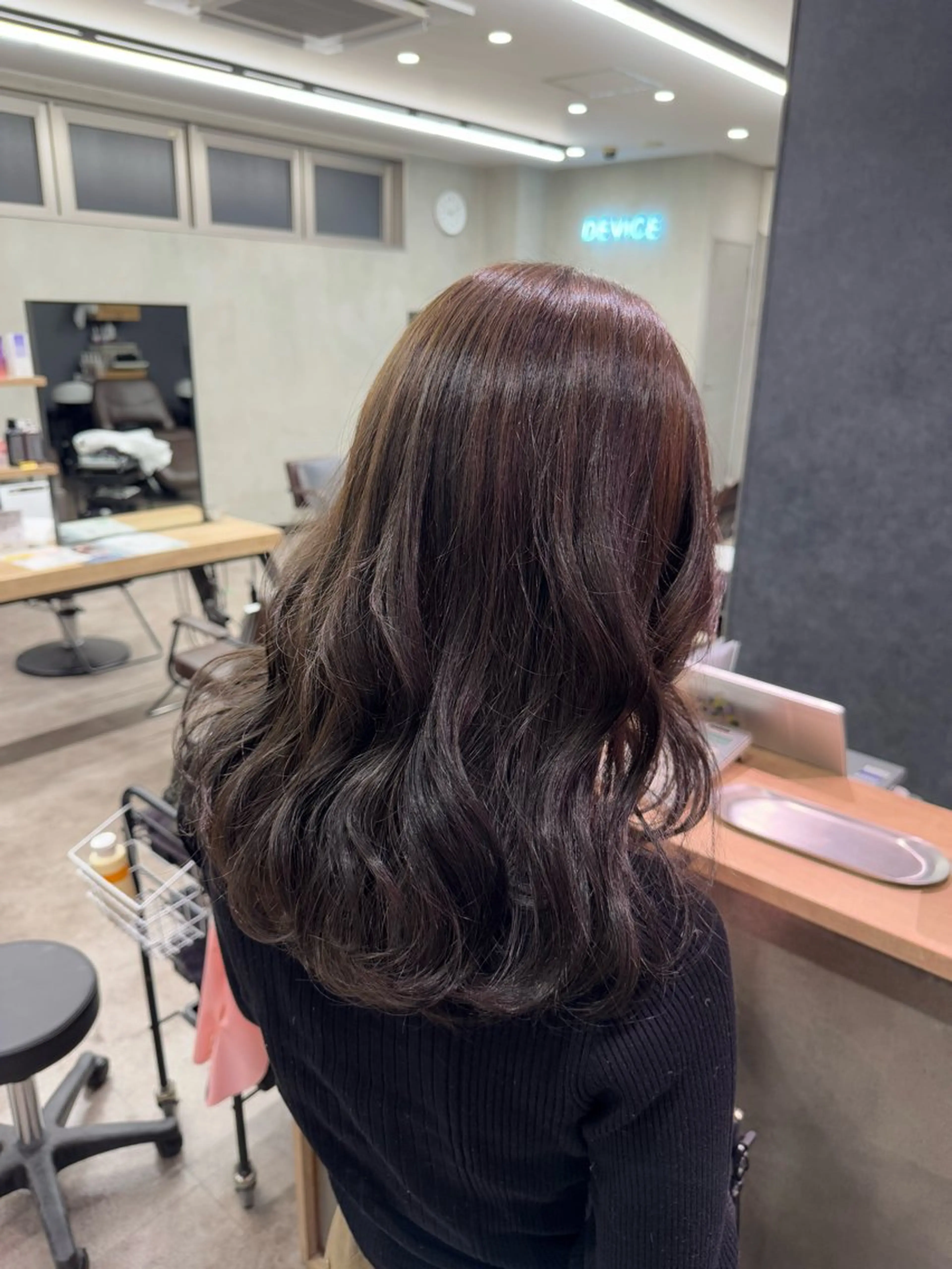 セミロング カラー ヘアアレンジ きたはら りおん💫のヘアスタイル