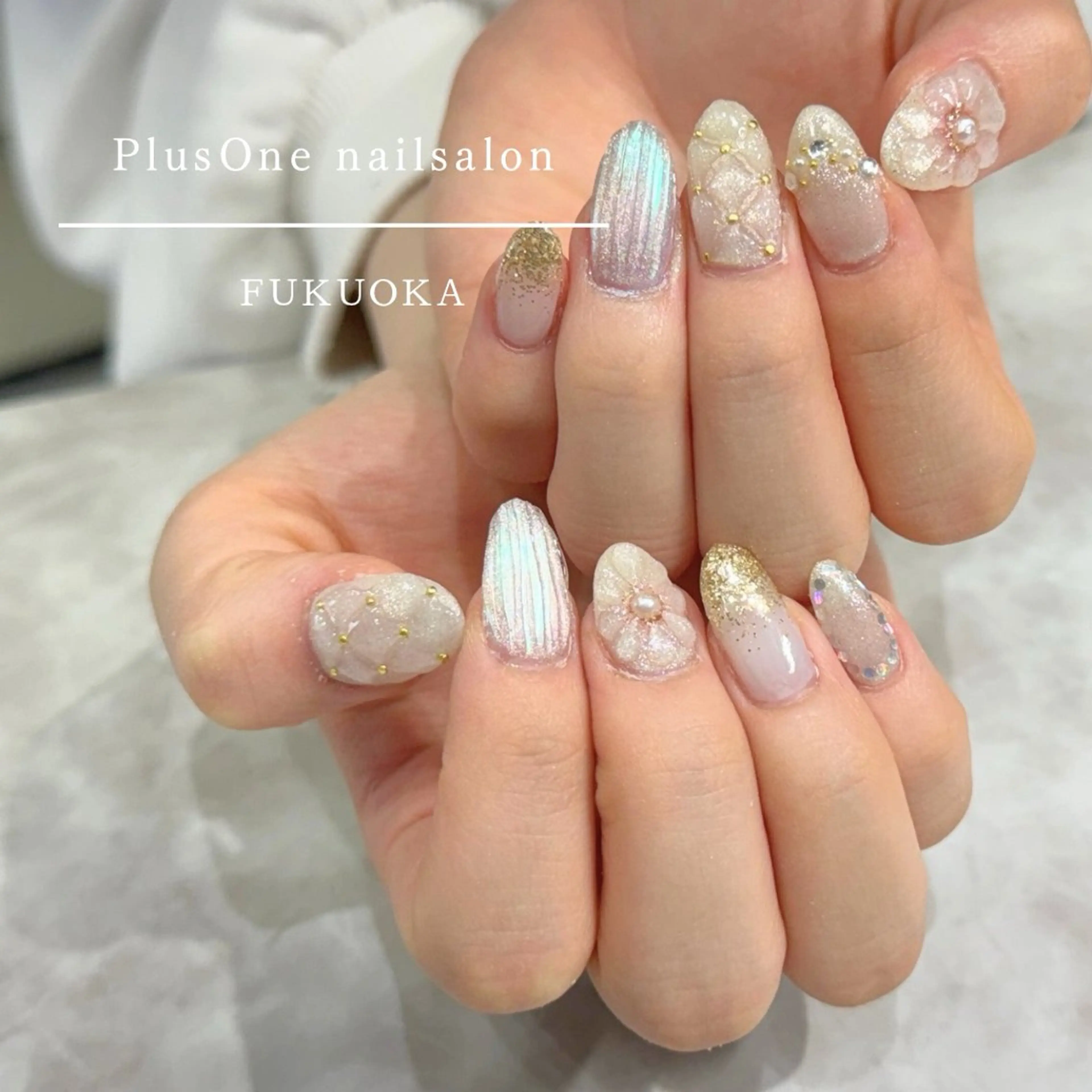 ネイル ドット ガーリー ワンカラーネイル 夏ネイル 粕屋耳ツボジュエリー 💎（ネイル休）のその他イメージ