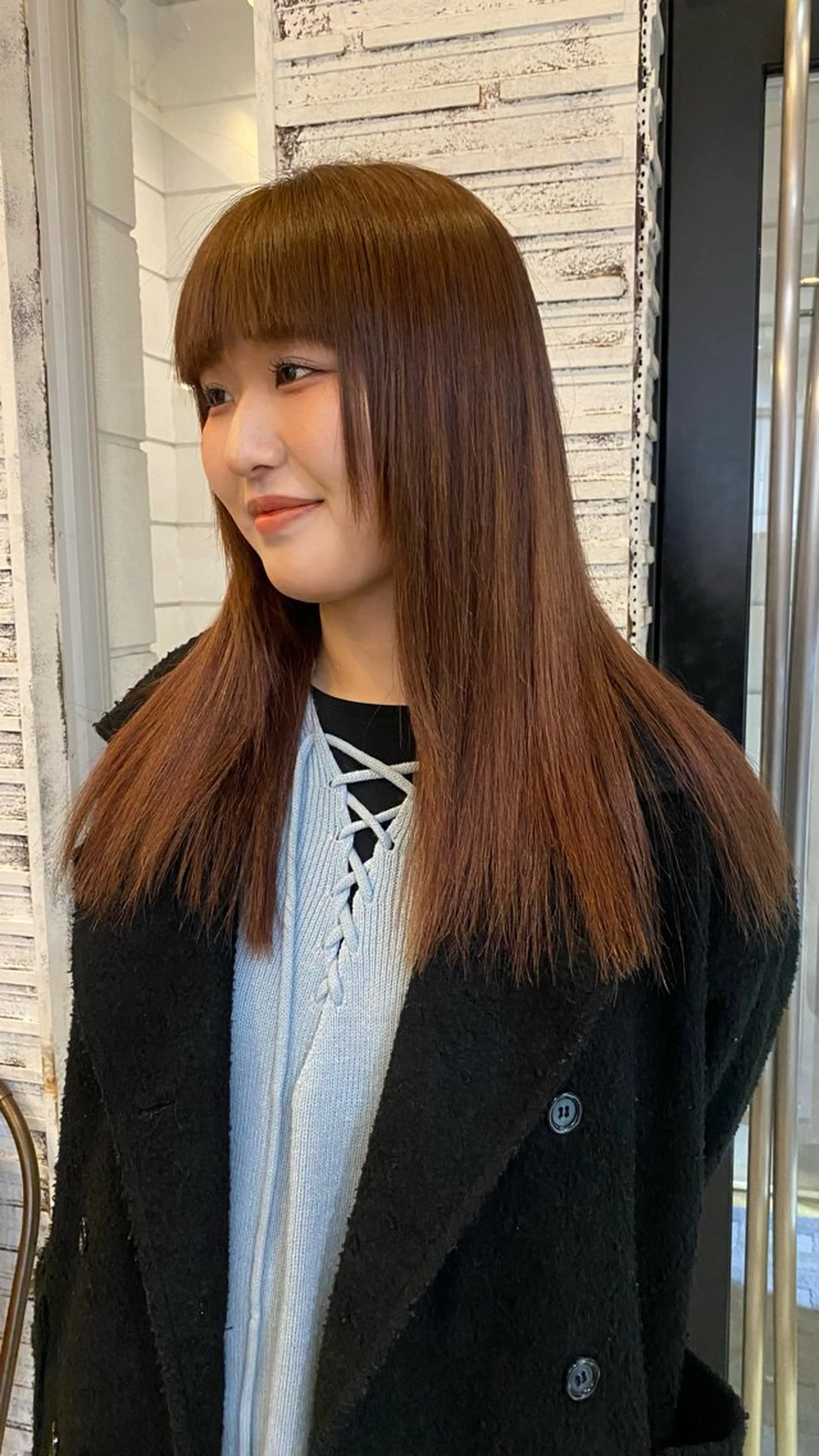 パーマ ストレートパーマ 縮毛矯正 磯谷 朋のヘアスタイル