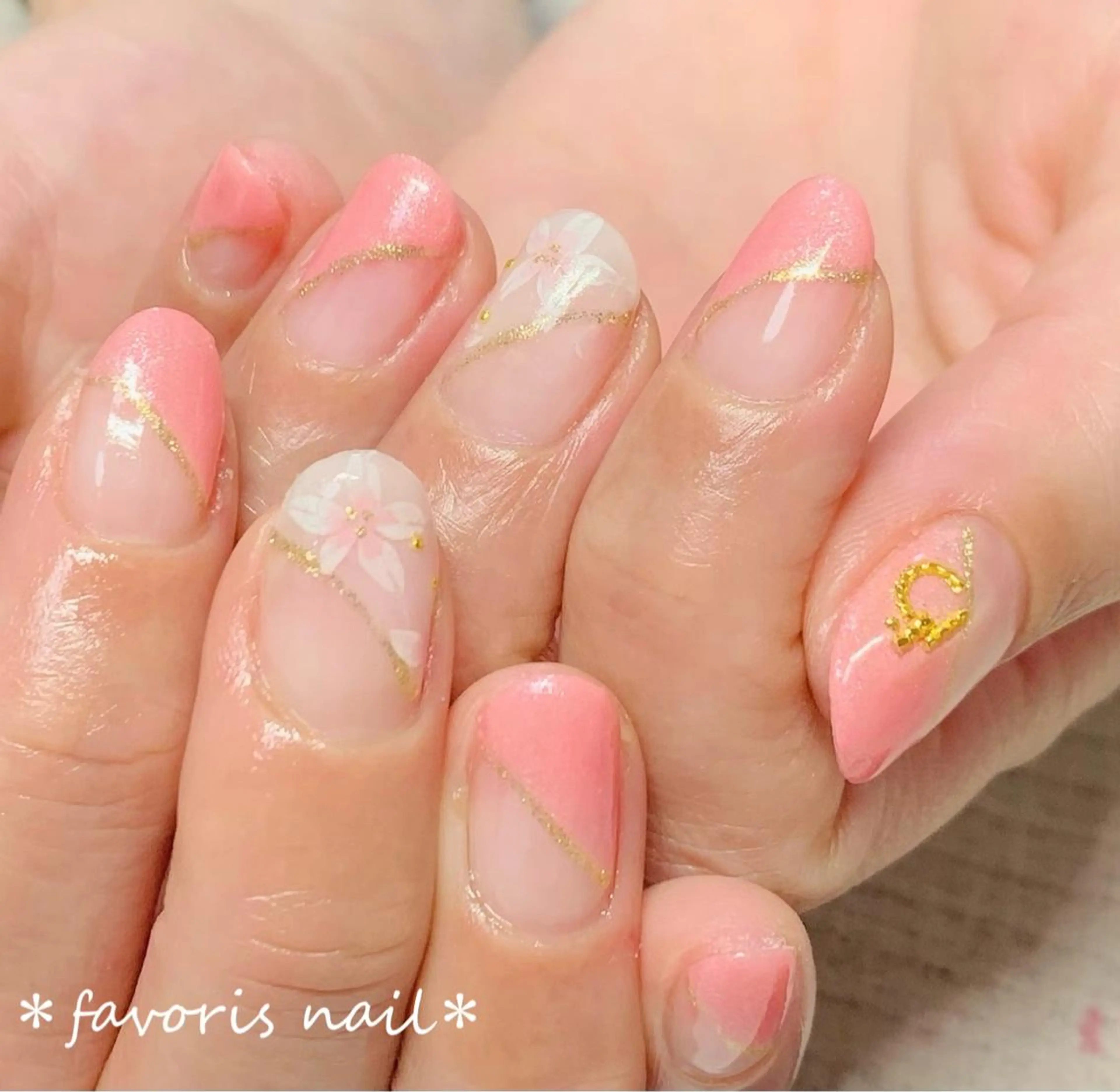 ネイル ハンドネイル favoris nail🌼のネイルデザイン