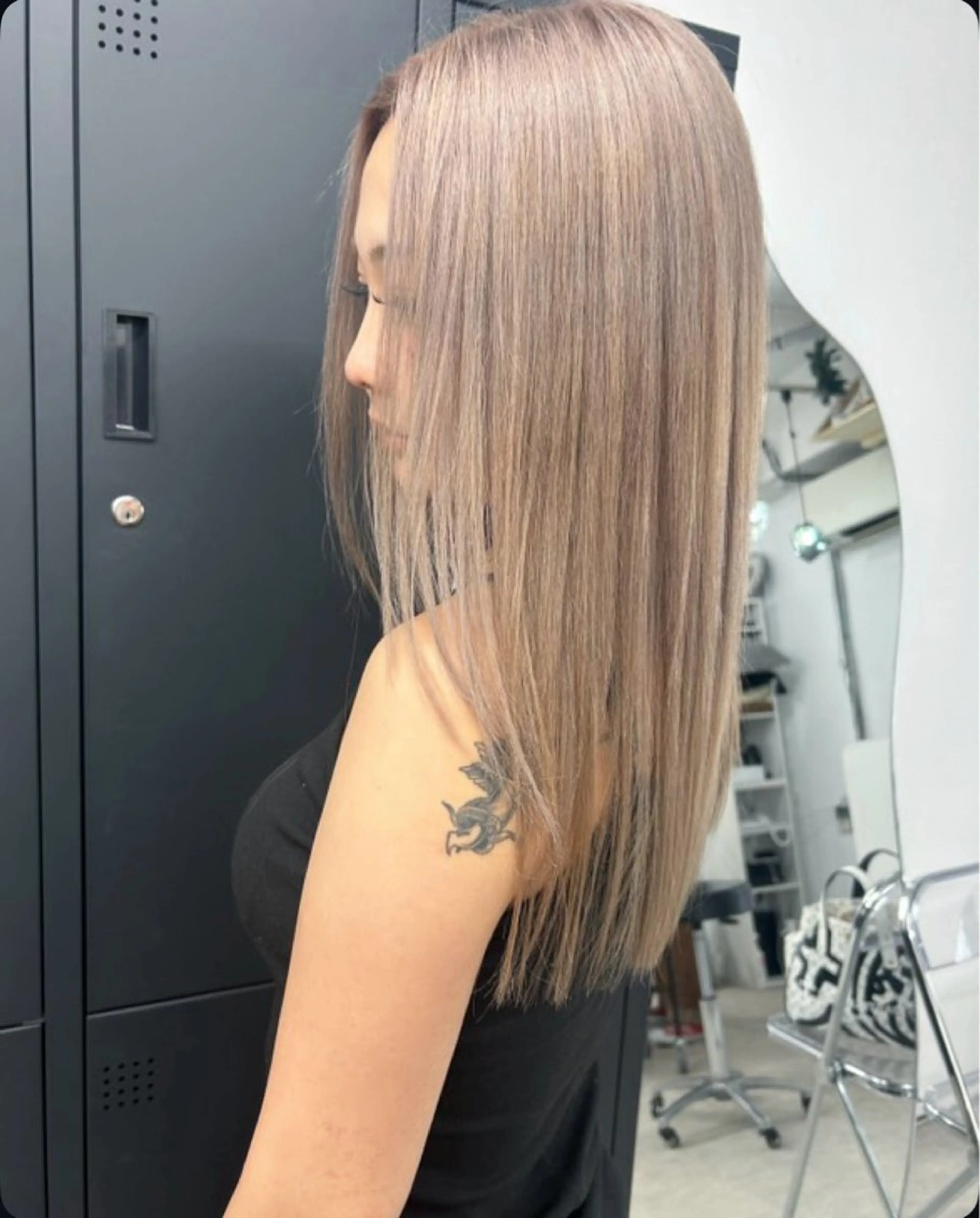 ロング カラー JIL BLAN 京都所属・RU RIのヘアスタイル