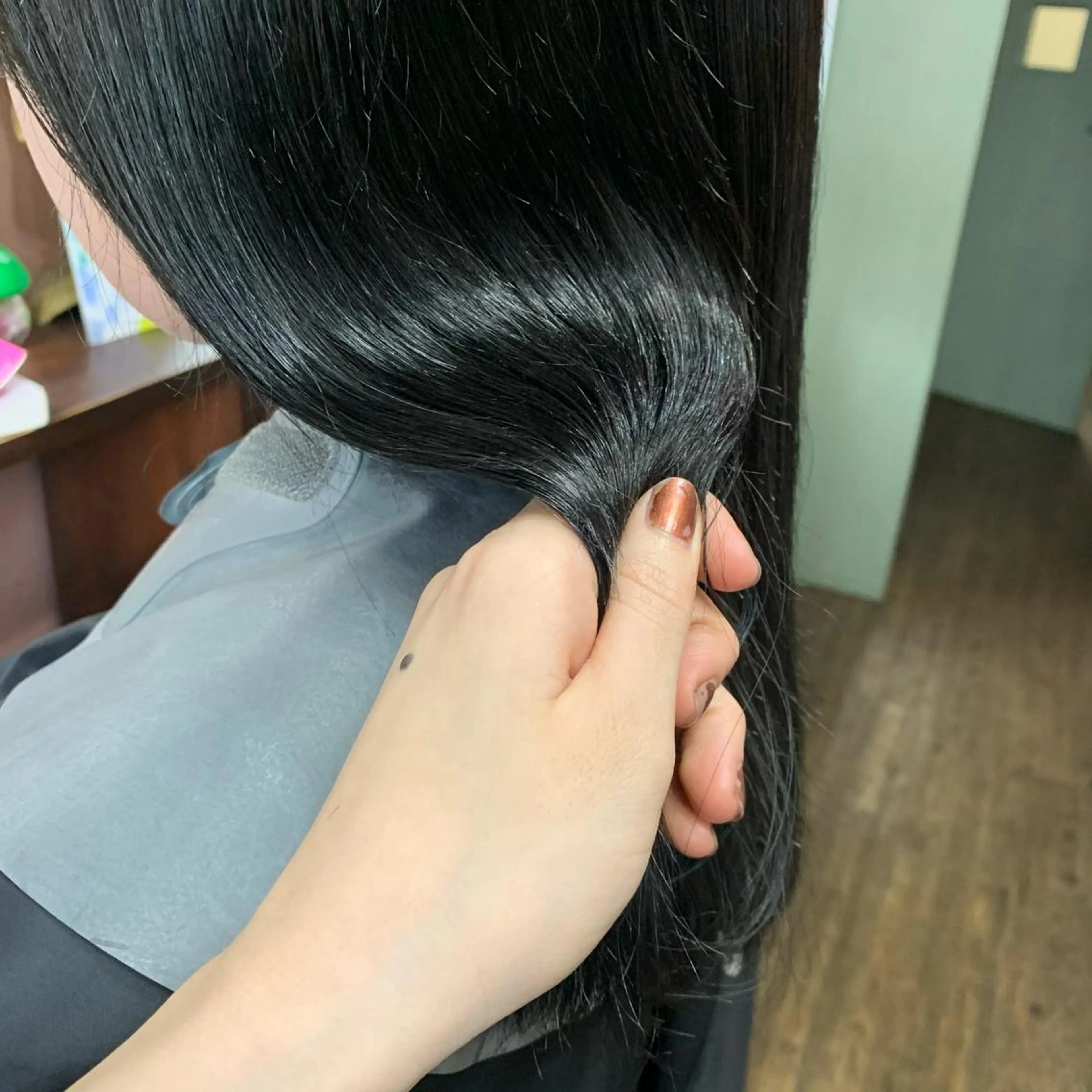 セミロング カラー トリートメント トリートメント chouette/ 根本優希のヘアスタイル