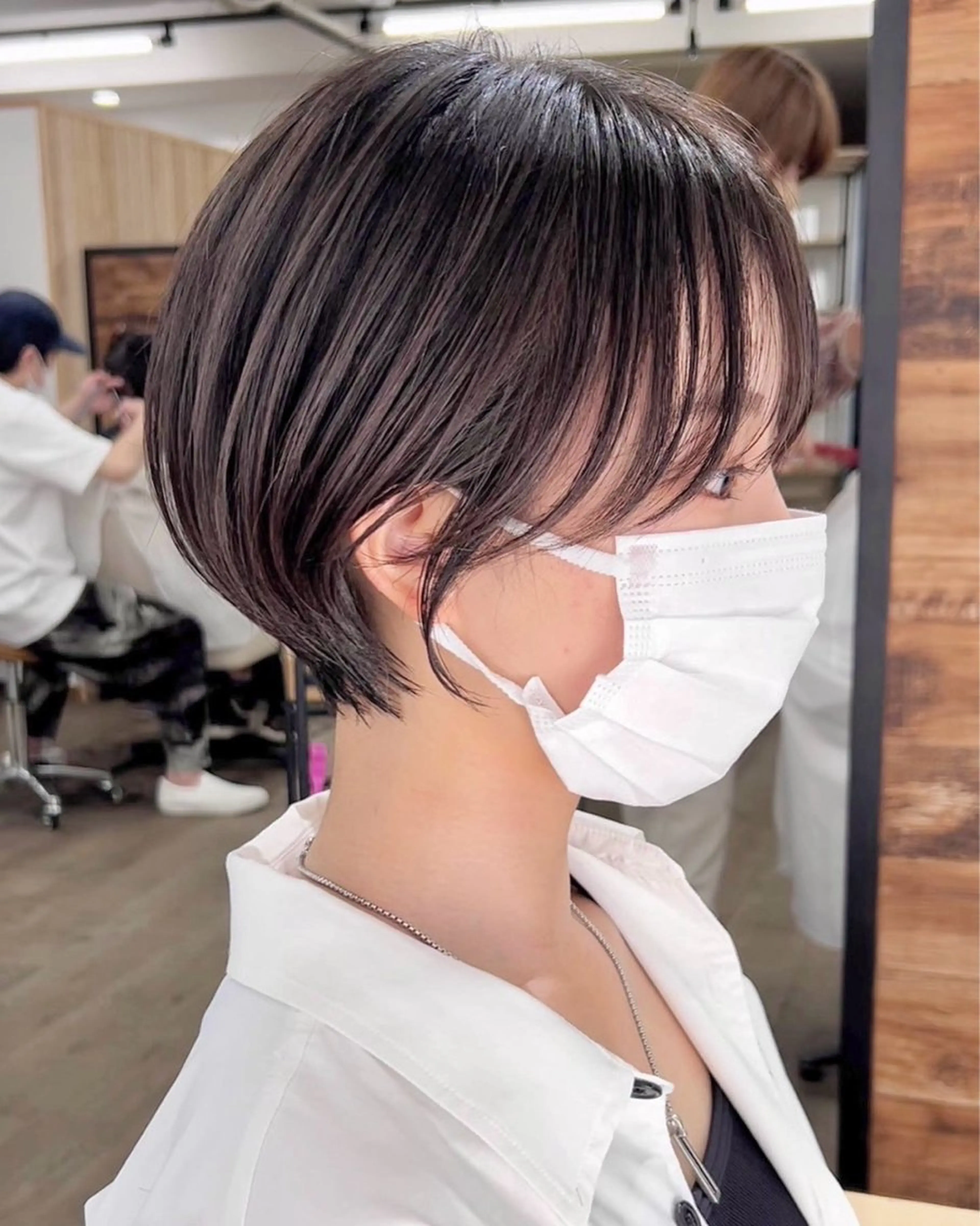 ショートでも髪質改善◎似合わせcut+髪質改善UPTOGLOSSトリートメント¥9500の写真
