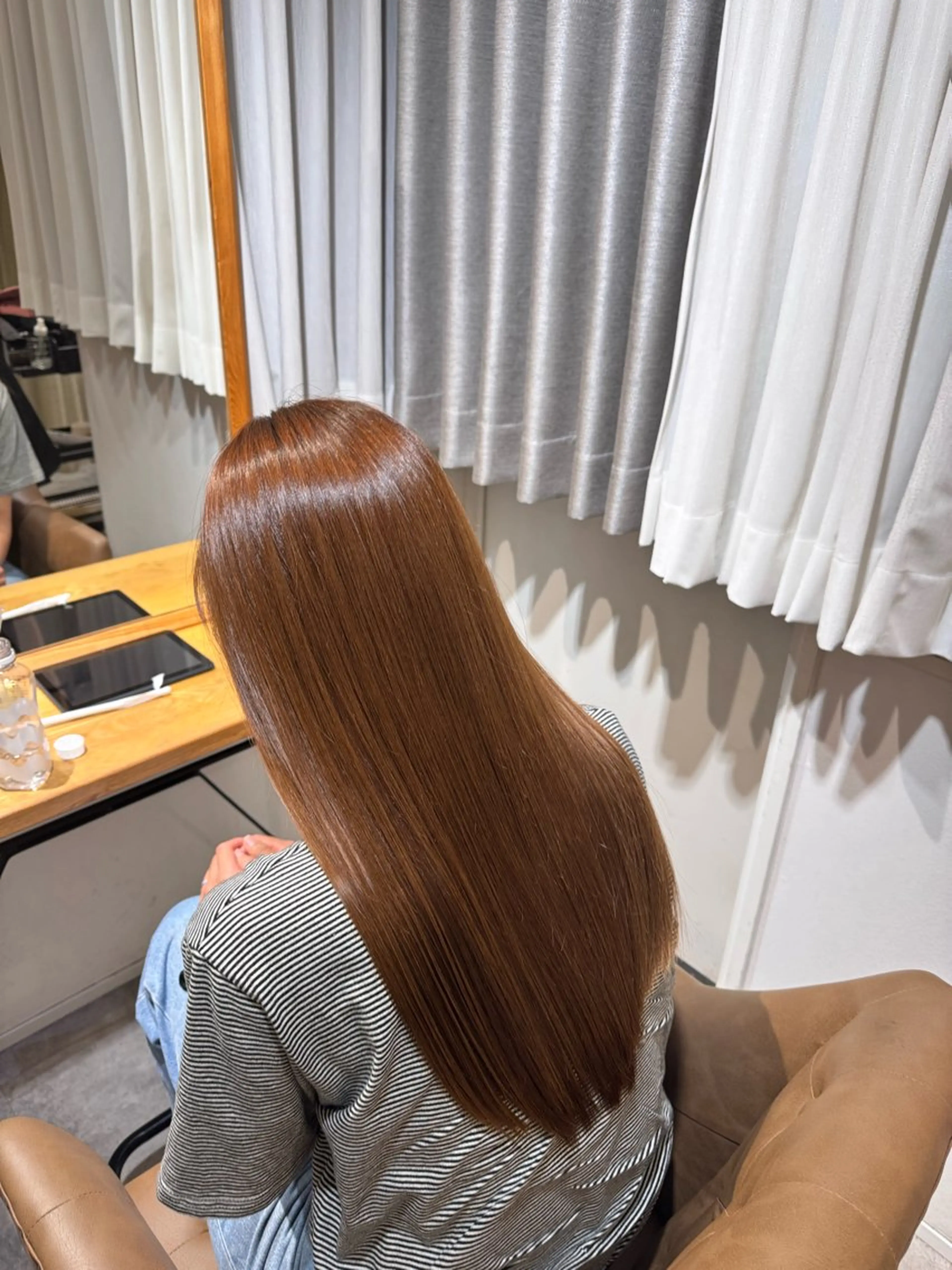 セミロング カラー ヘアカラー トリートメント 梅田/髪質改善 おみのヘアスタイル
