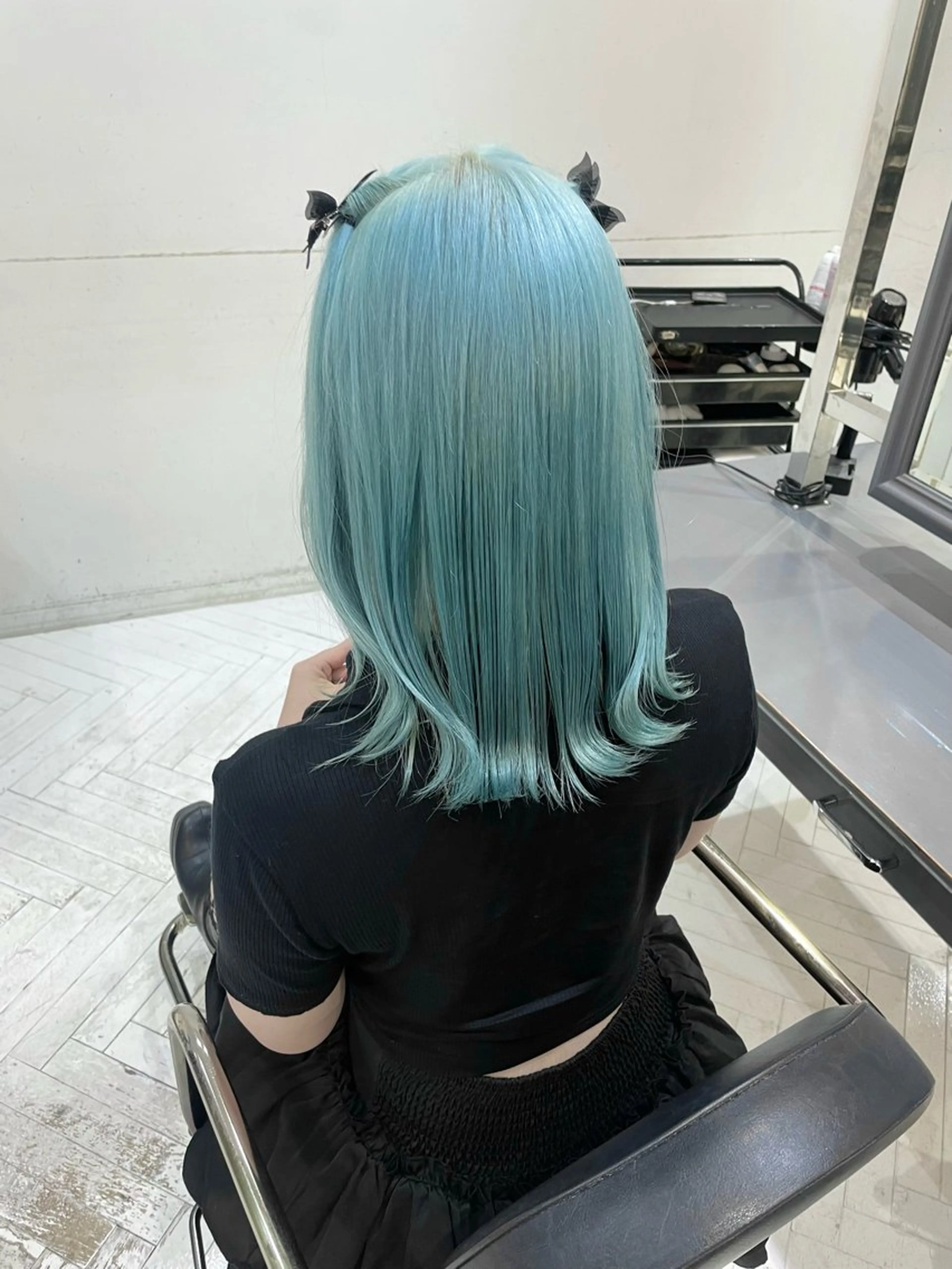 ミディアム カラー ヘアカラー rin🩰ハイトーン /レディースパーマのヘアスタイル