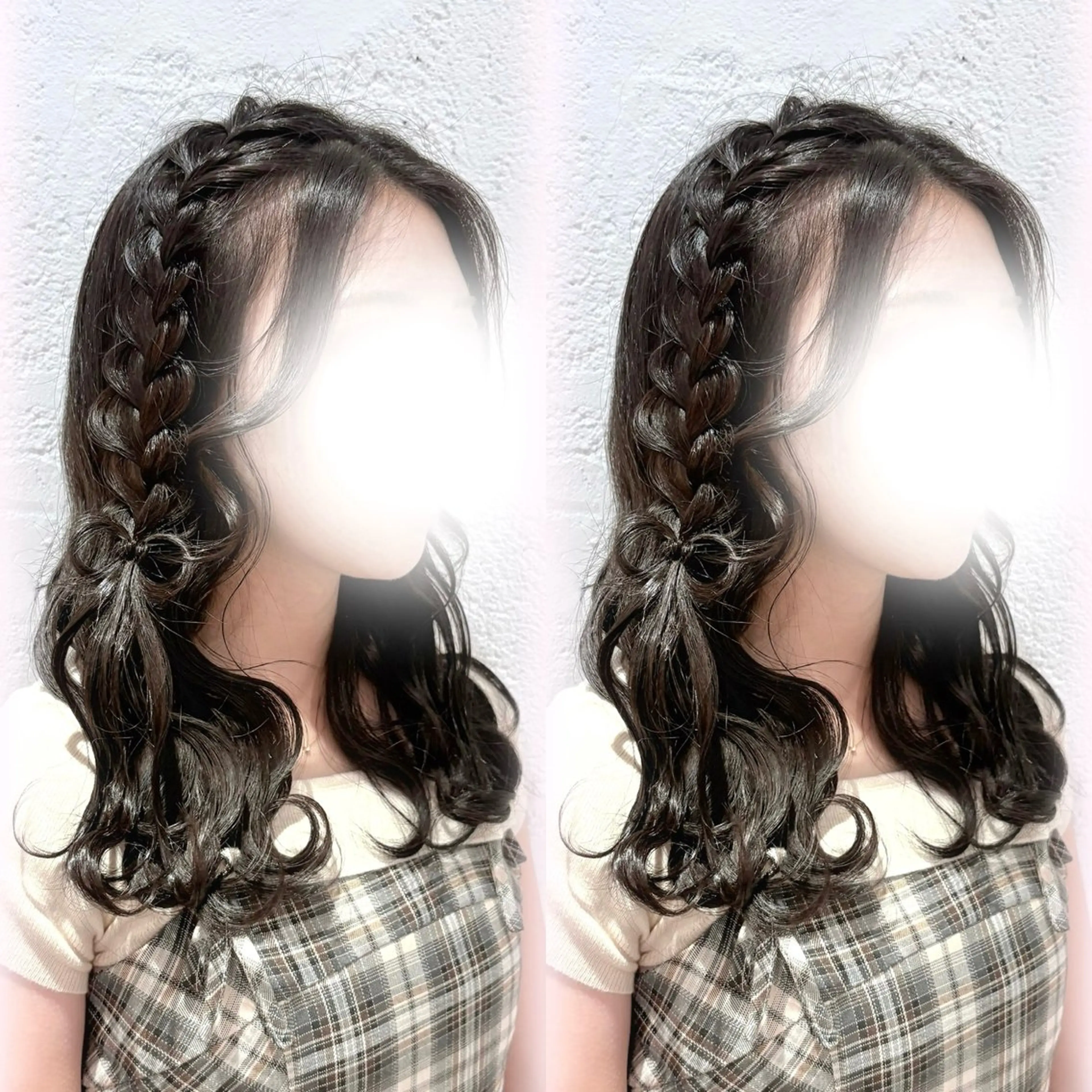 平日限定🉐顔周りカット➕ヘアアレンジ🧸⋆͛　【お呼ばれヘアセット/イベント,ライブ,オタ活,推し活などのヘアメ系】の写真