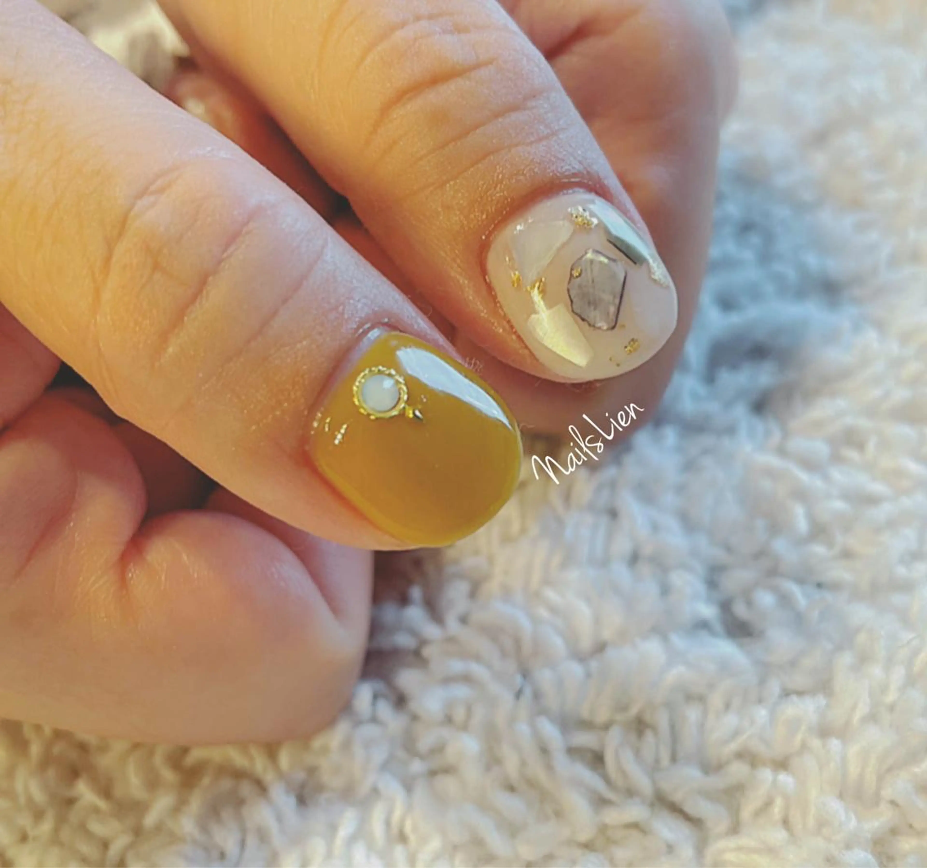 ネイル ワンカラーネイル 夏ネイル ホワイト 凛 リンのその他イメージ