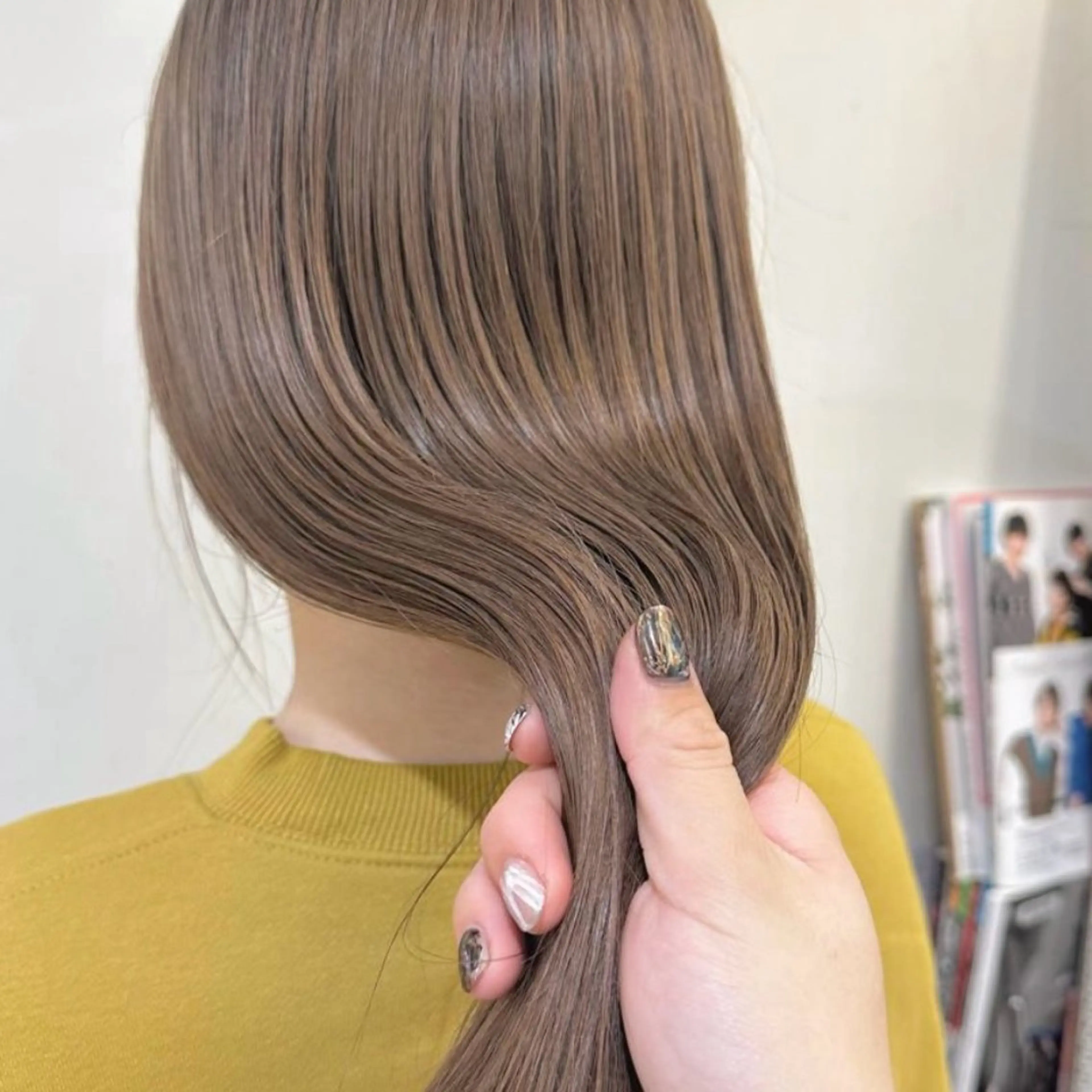 ミディアム ヘアカラー トリートメント 柔らかbeige /chinari❤︎のヘアスタイル