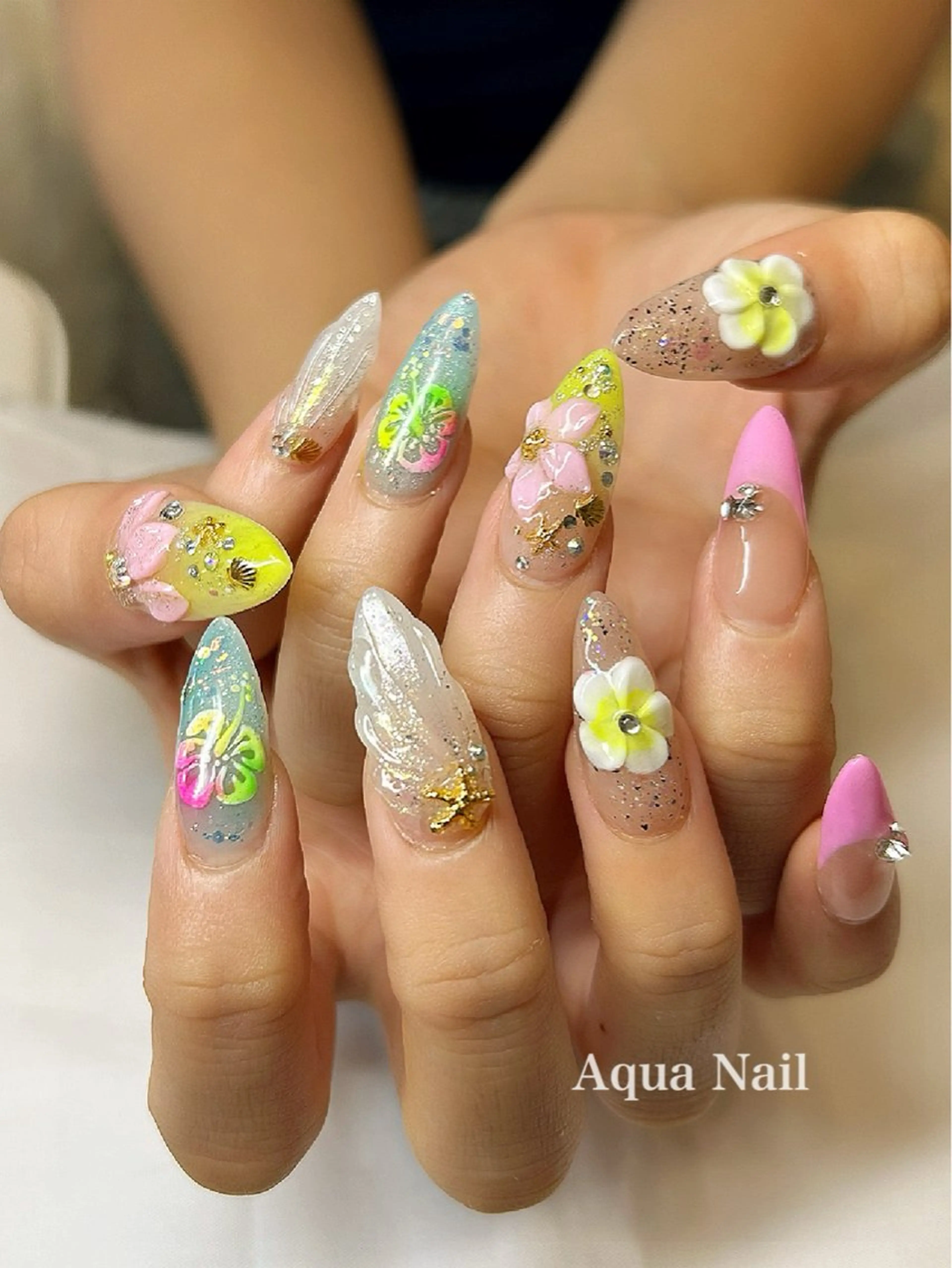 ネイル アートネイル ハンドネイル AQUA NAIL所属・AQUA NAILのネイルデザイン