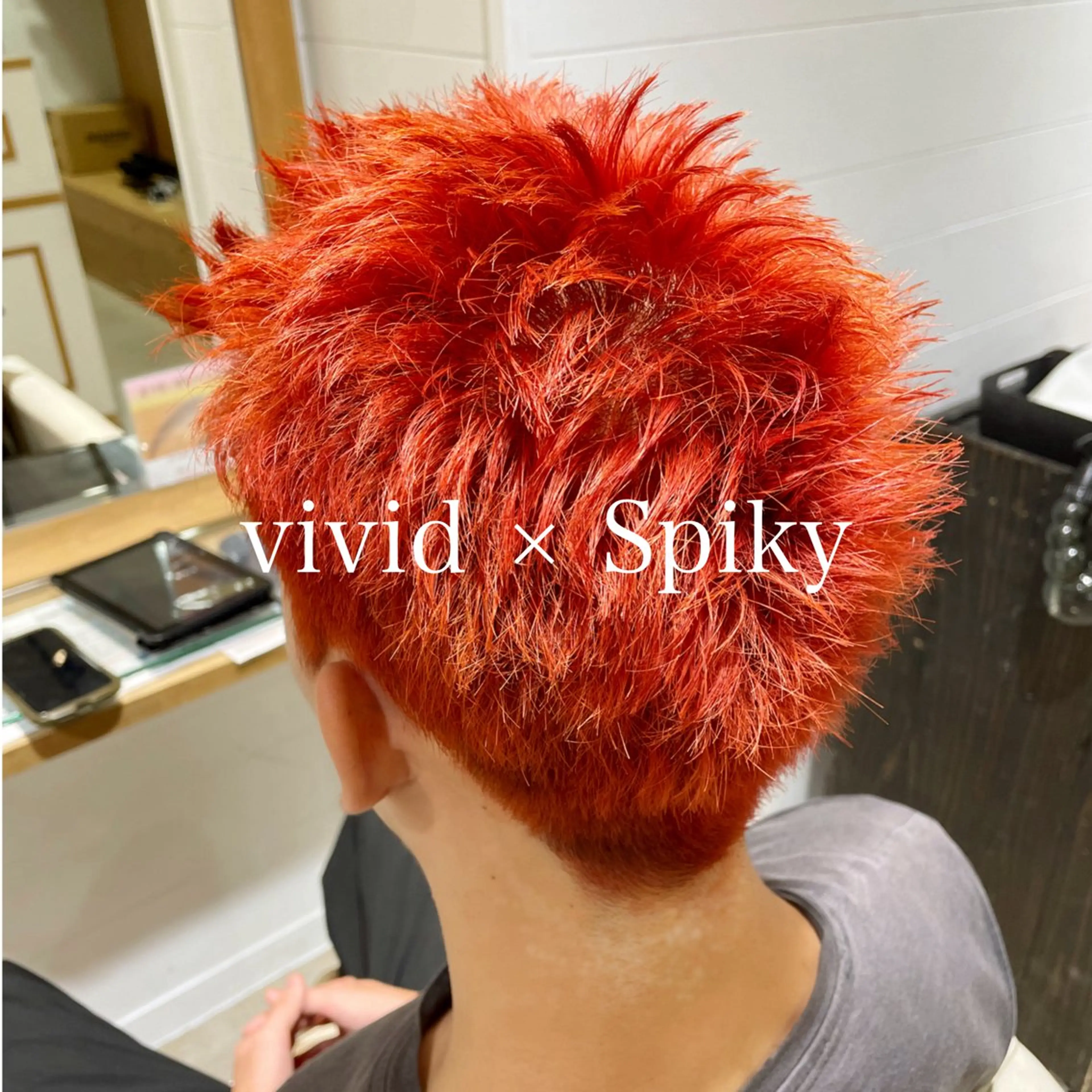 ショート カラー メンズ スズキ マリのヘアスタイル