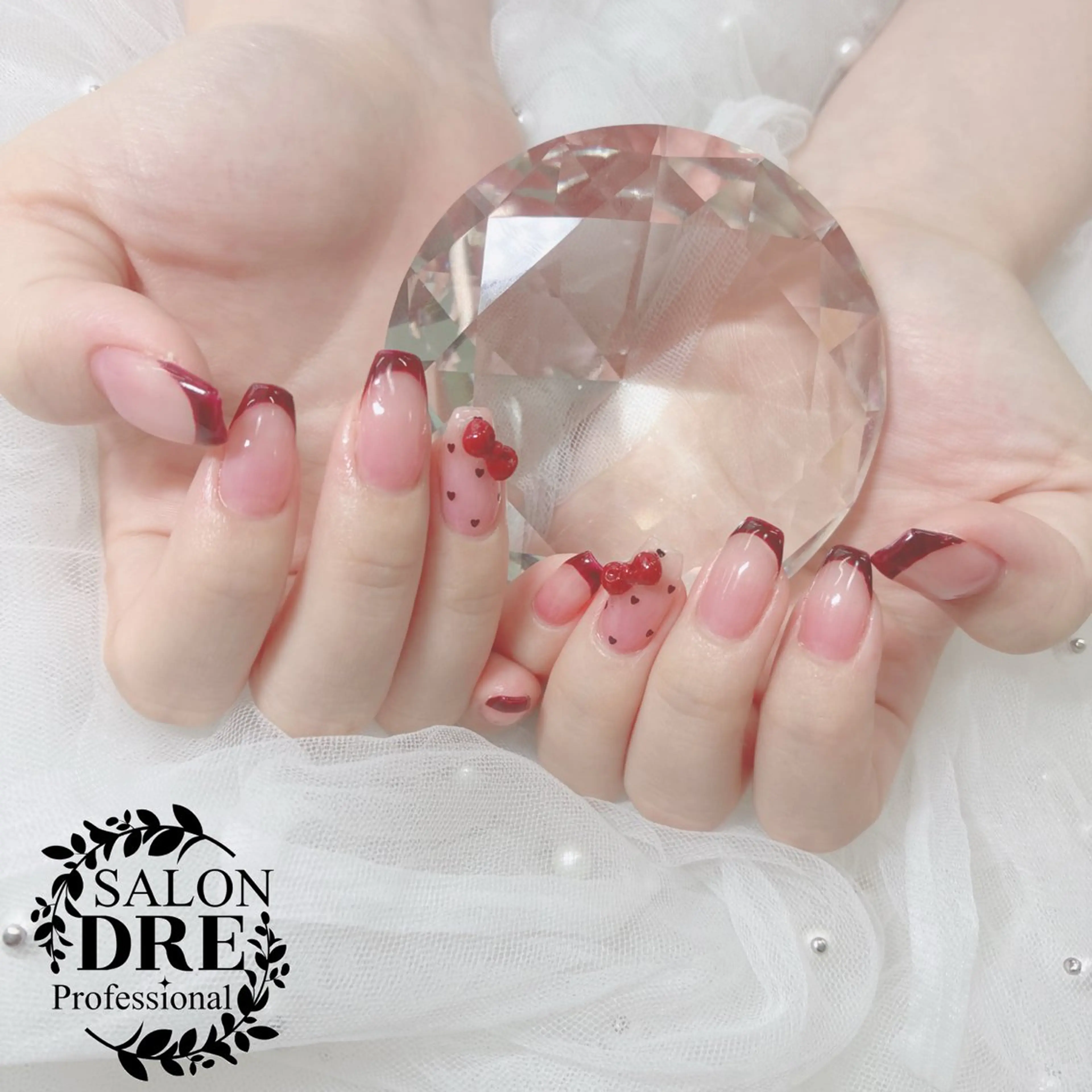 ネイル フレンチネイル リボン ハンドネイル salonDRE AZUSAの眉毛・アイブロウイメージ