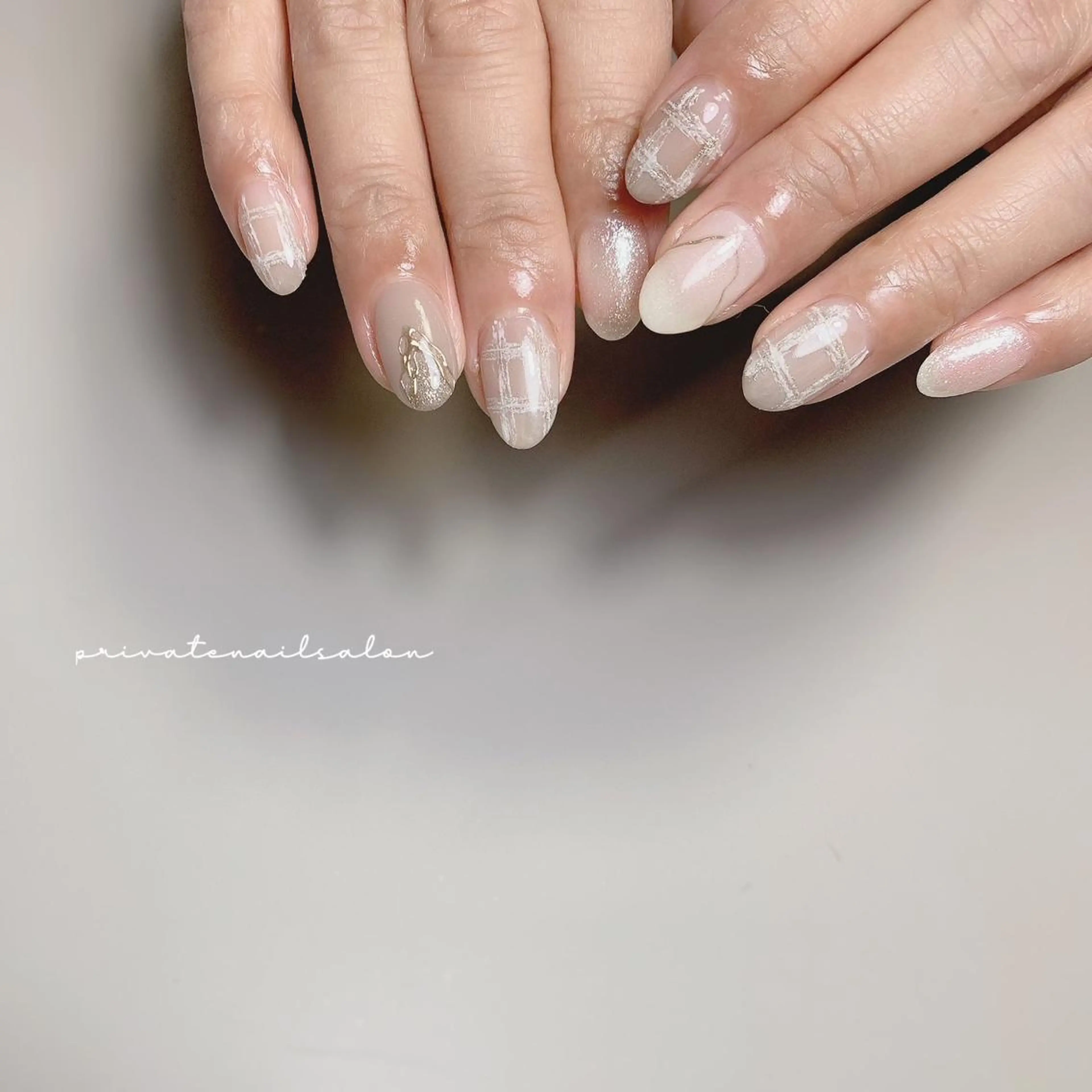 ネイル ニュアンスネイル ハンドネイル Liebe nailのネイルデザイン