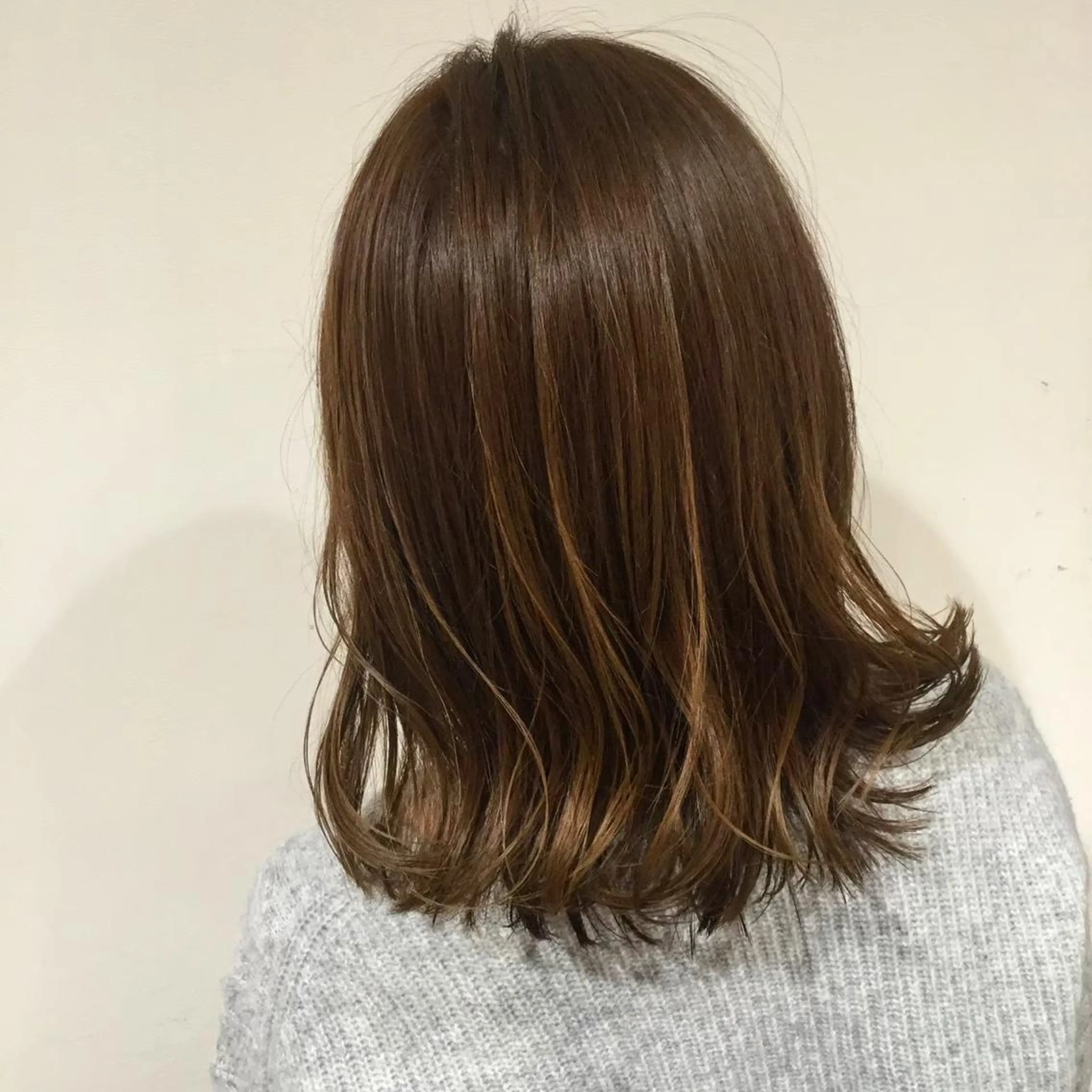 ミディアム 縮毛矯正/髪質改善/ 石橋代智のヘアスタイル