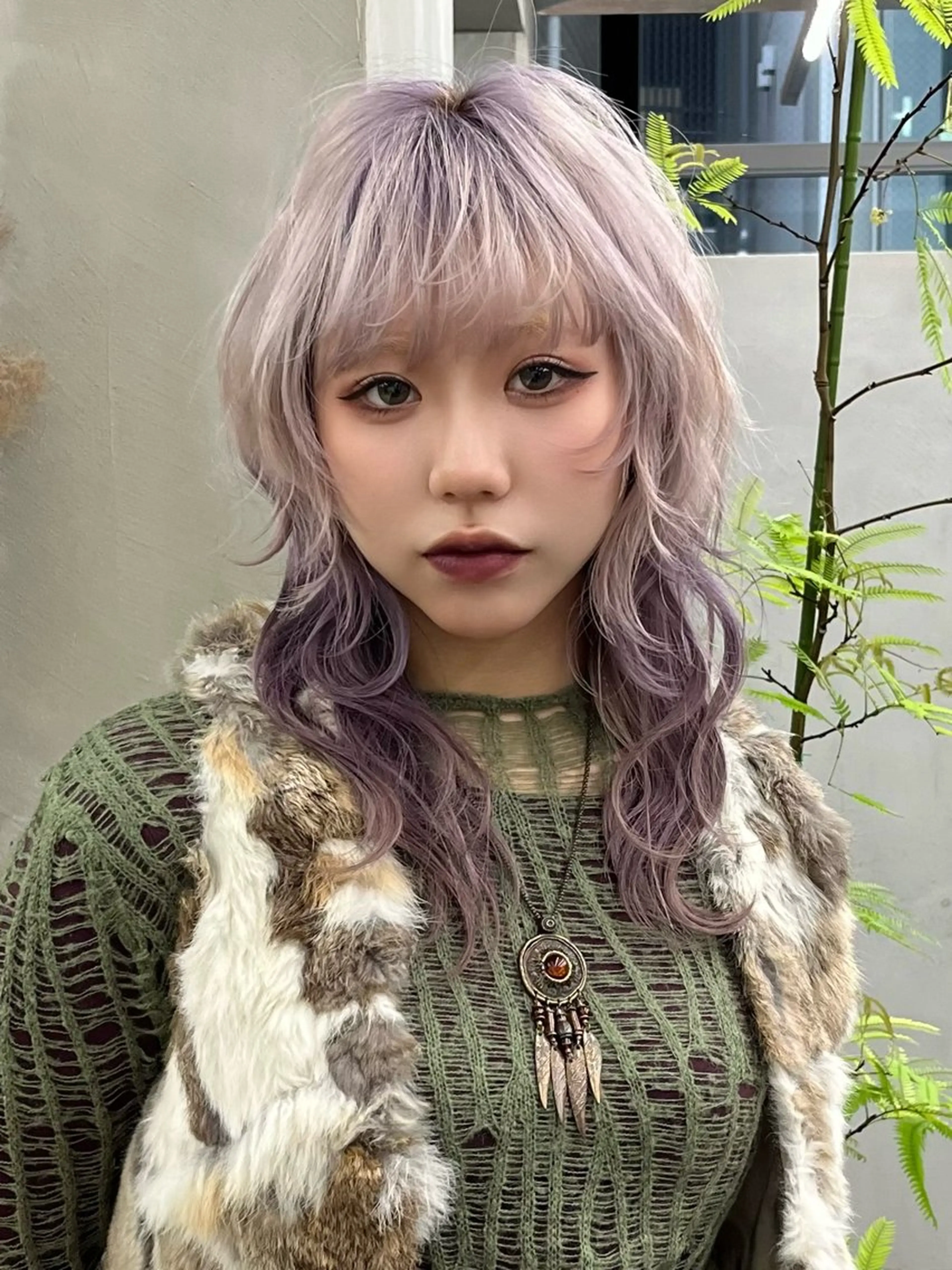 セミロング ヘアカラー ウルフ/レイヤー ⚡️ITSUKU⚡️のヘアスタイル