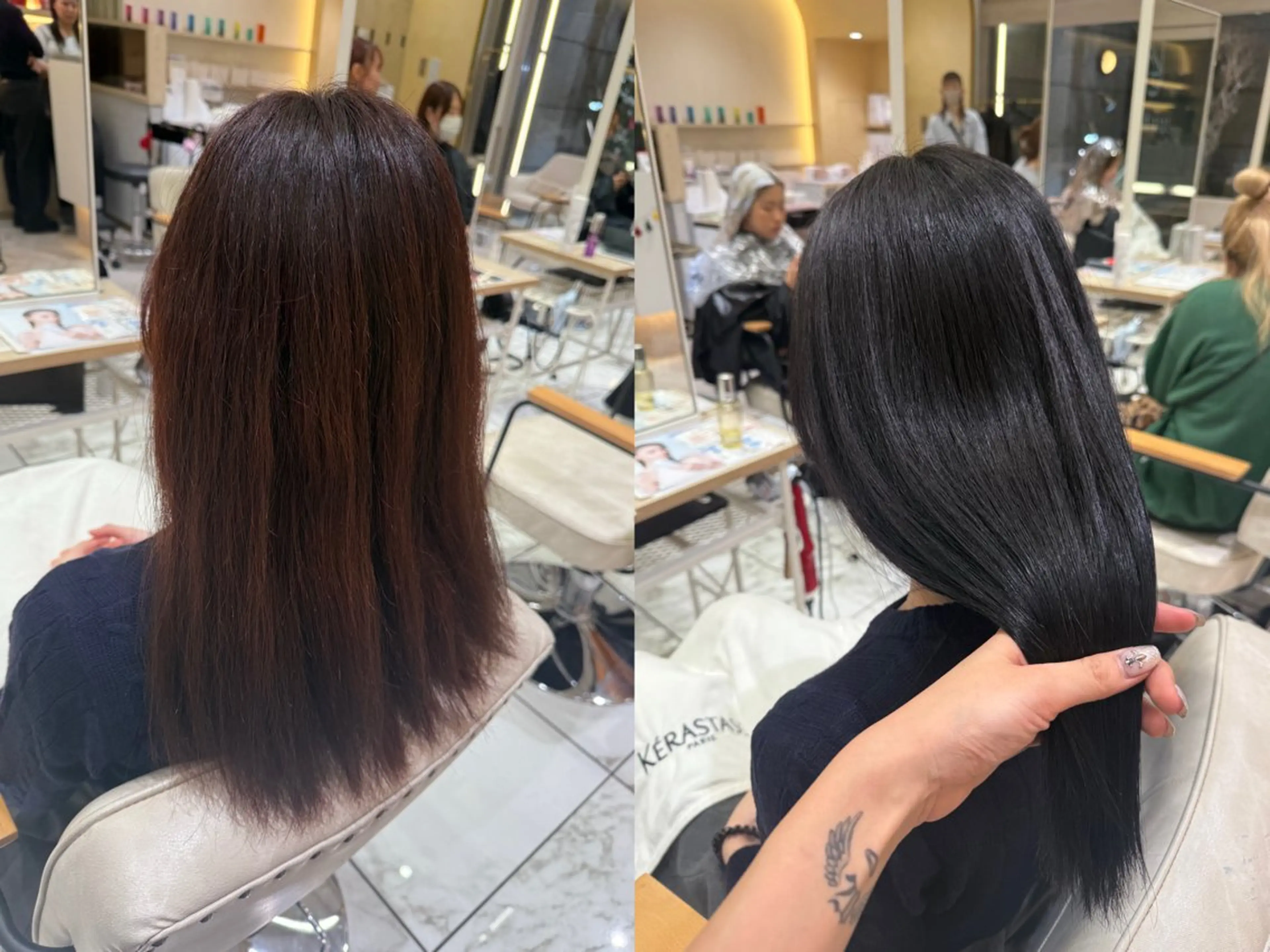 カラー 髪質改善 ヘアカラー トリートメント 似合わせNo.1/ sᴀᴋᴜʀᴀ🌸のヘアスタイル