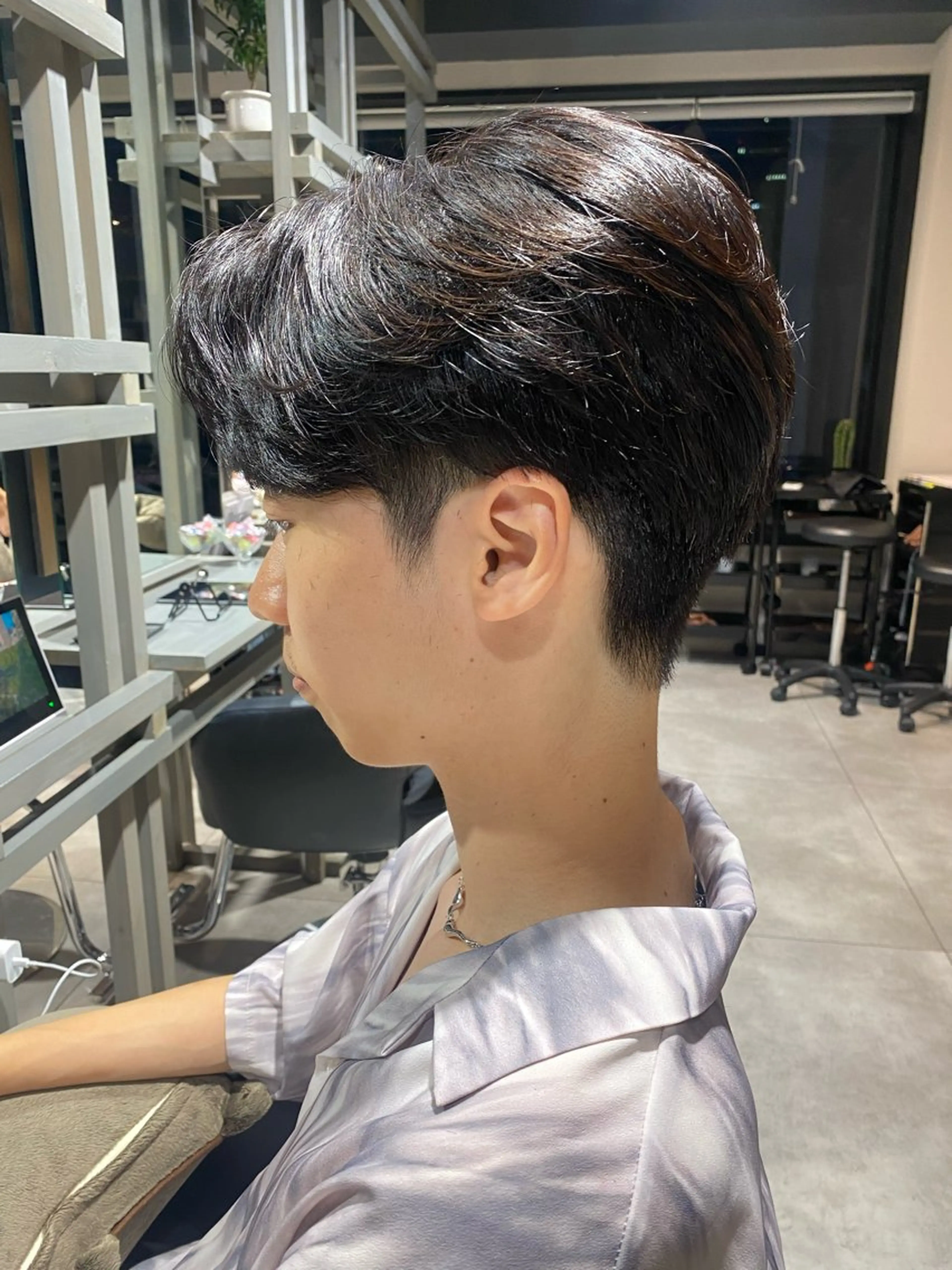ショート パーマ メンズ カット パーマ Dxxxx III所属・オシャレ女性目線の 大人メンズ❁⃘*.ﾟのヘアスタイル