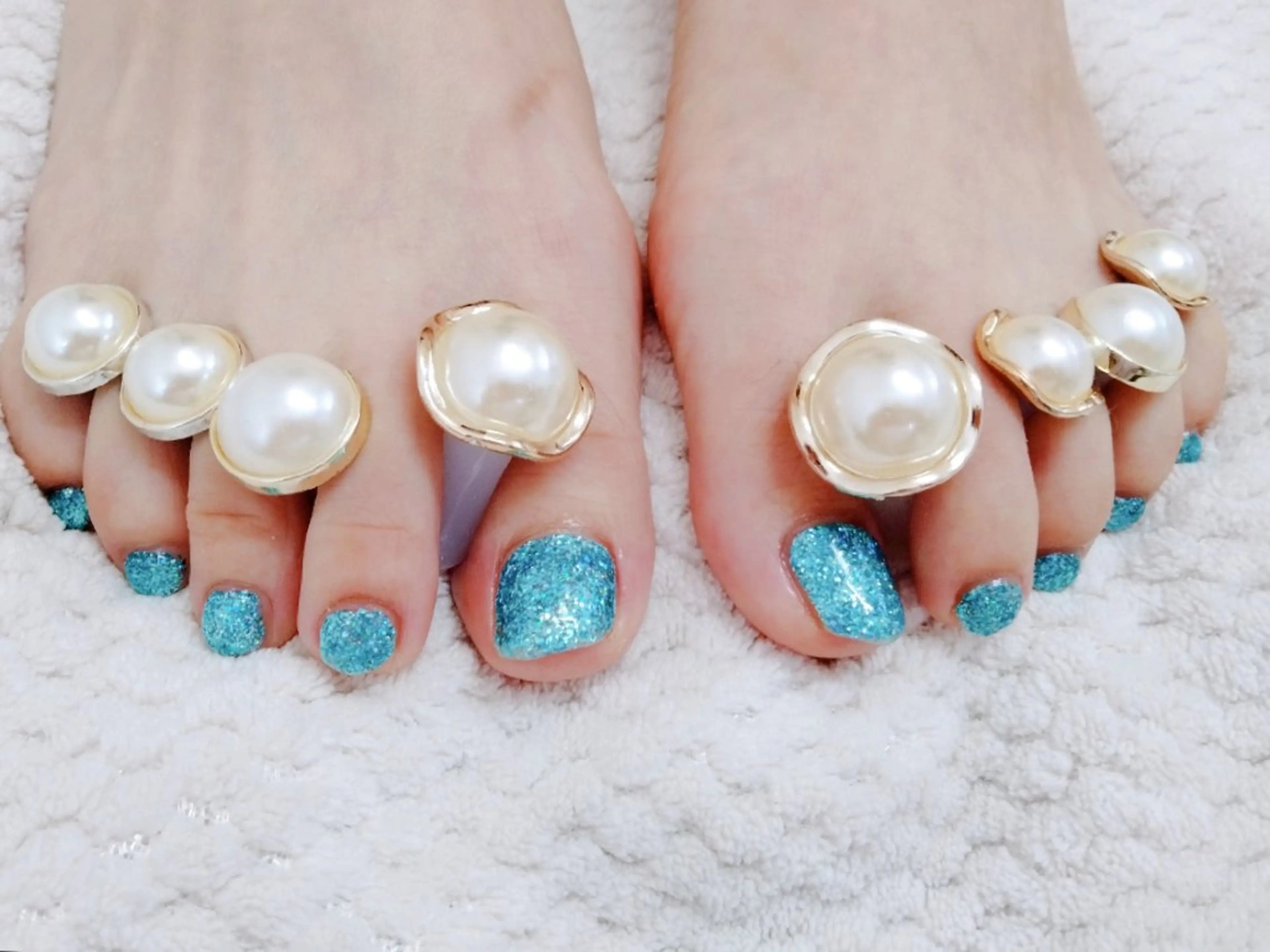 ネイル ブルー mi hoのネイルデザイン