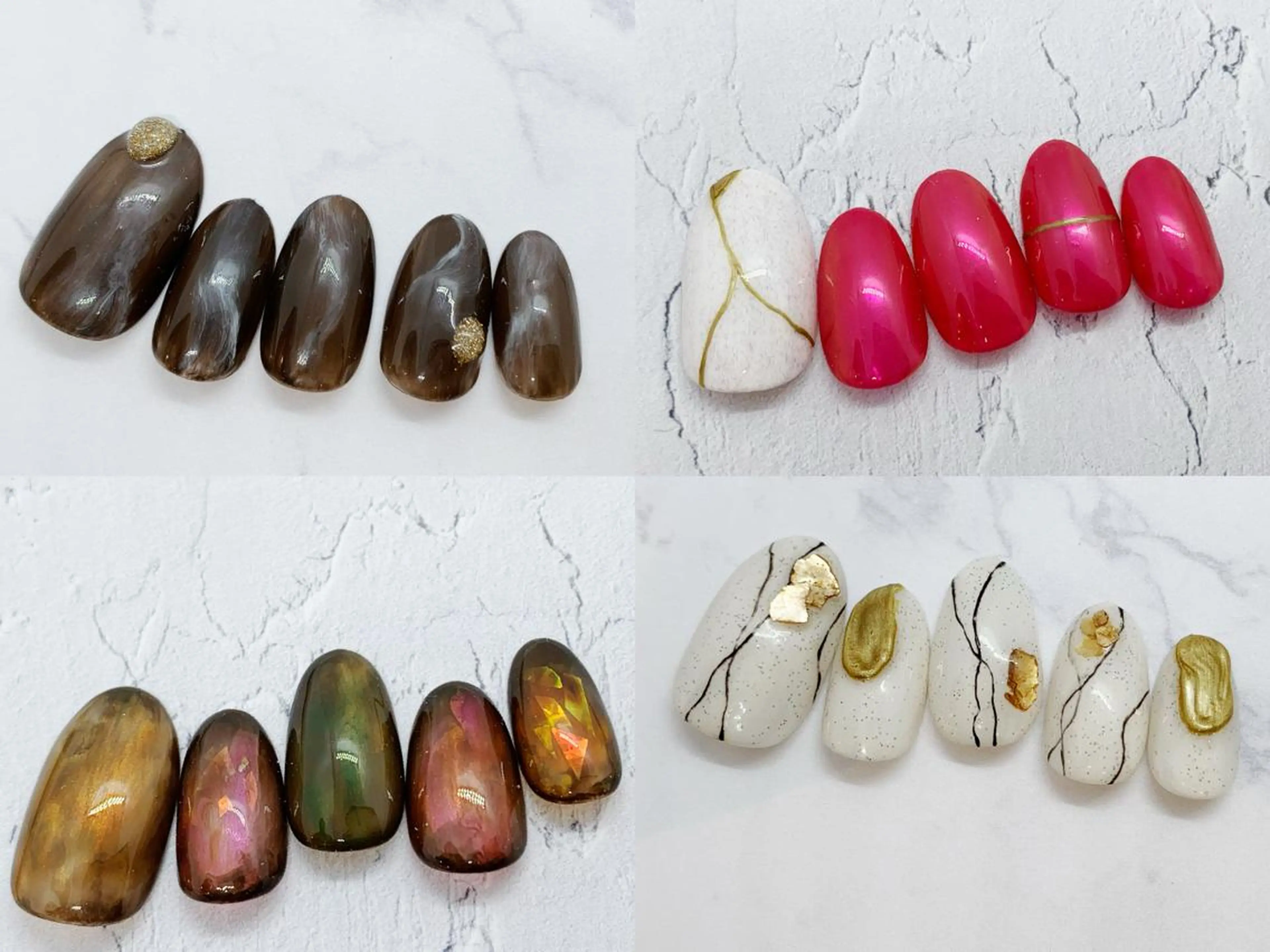 ネイル ネイルチップ 鈴木 まゆのネイルデザイン