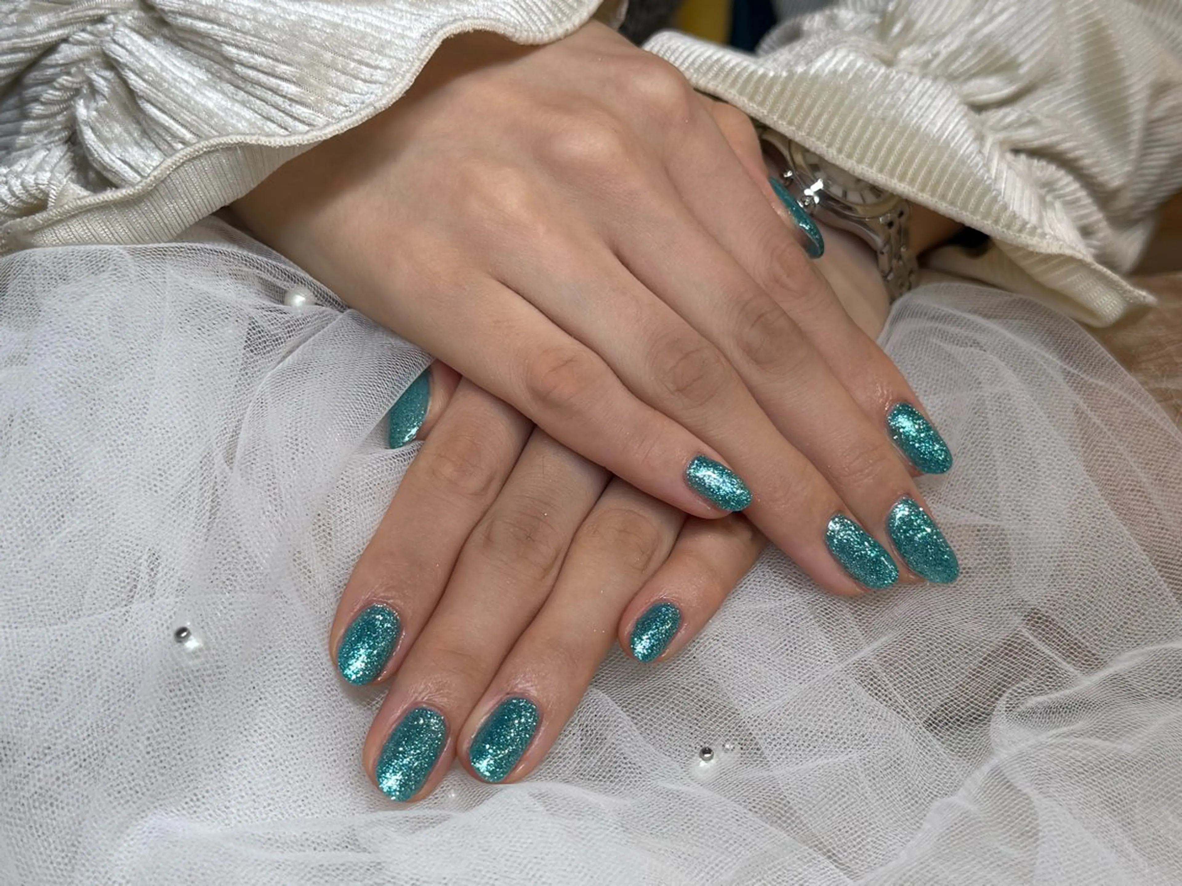 ネイル ハンドネイル Grandir しずくのネイルデザイン