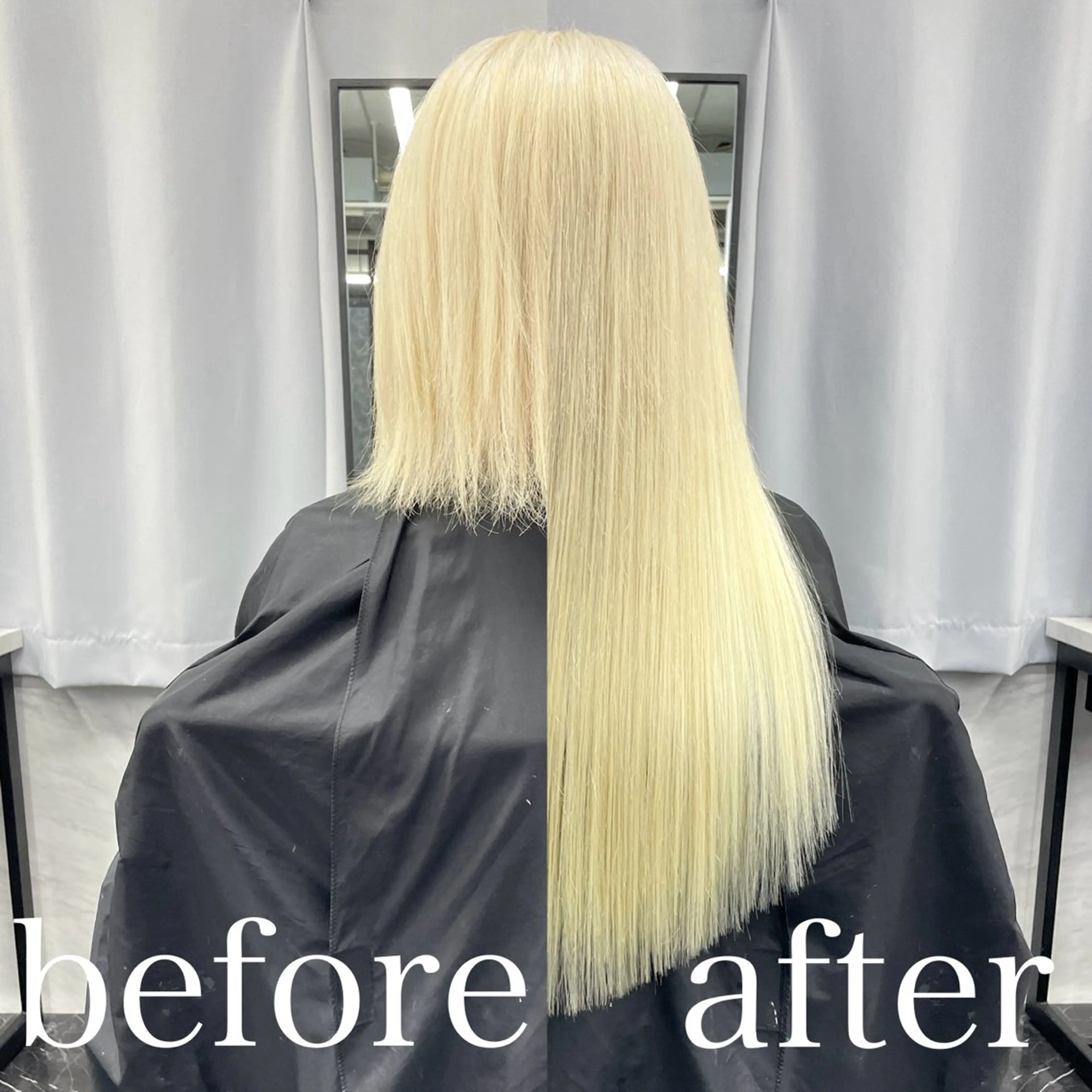 ロング カラー ヘアカラー エクステ エクステ🩵ブリーチ 韓国ヘア🩵KAEのヘアスタイル