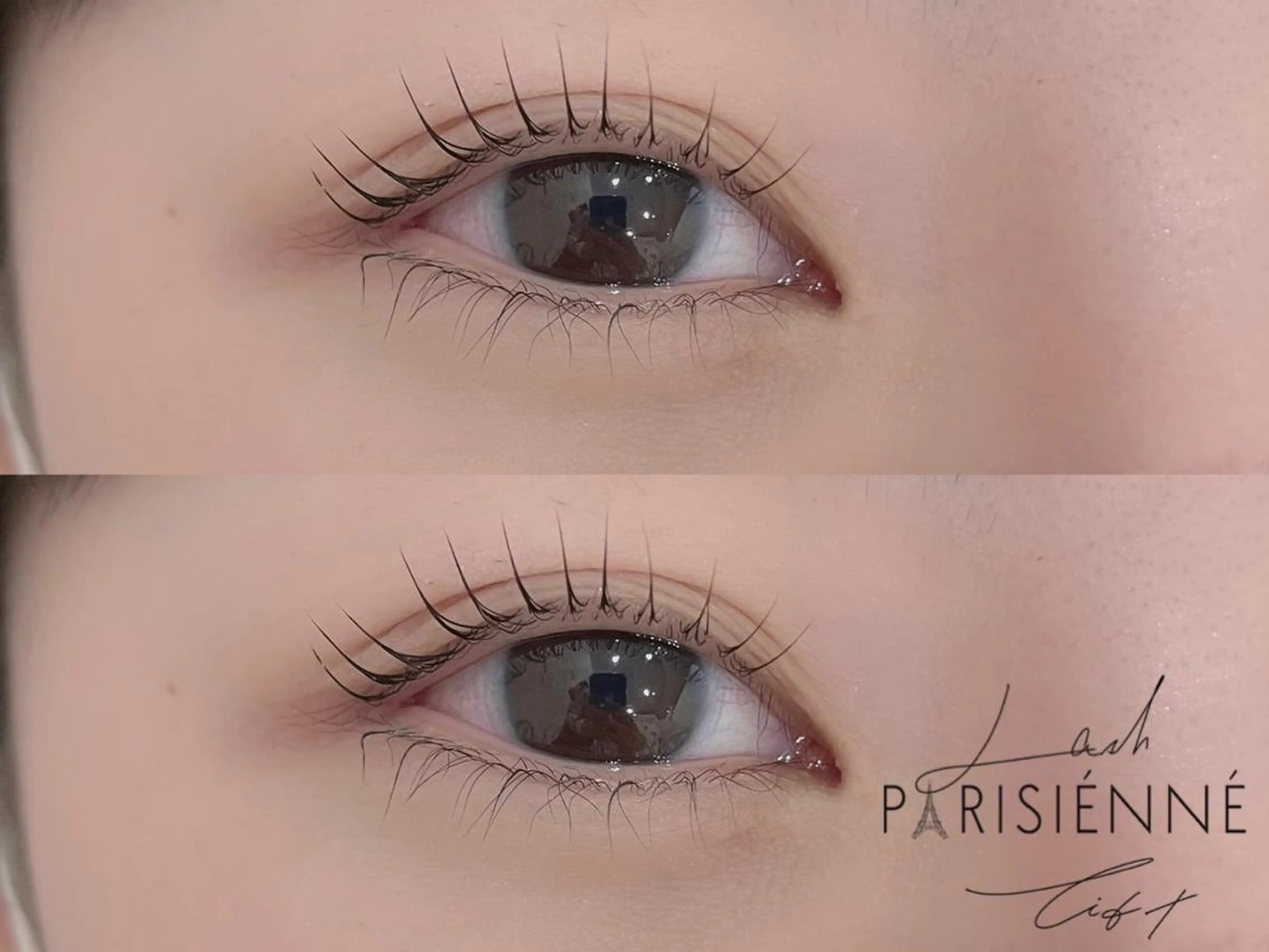 マツエク・マツパ パリジェンヌラッシュリフト MAQUM𖤐 Satsumiのマツエク・マツパデザイン