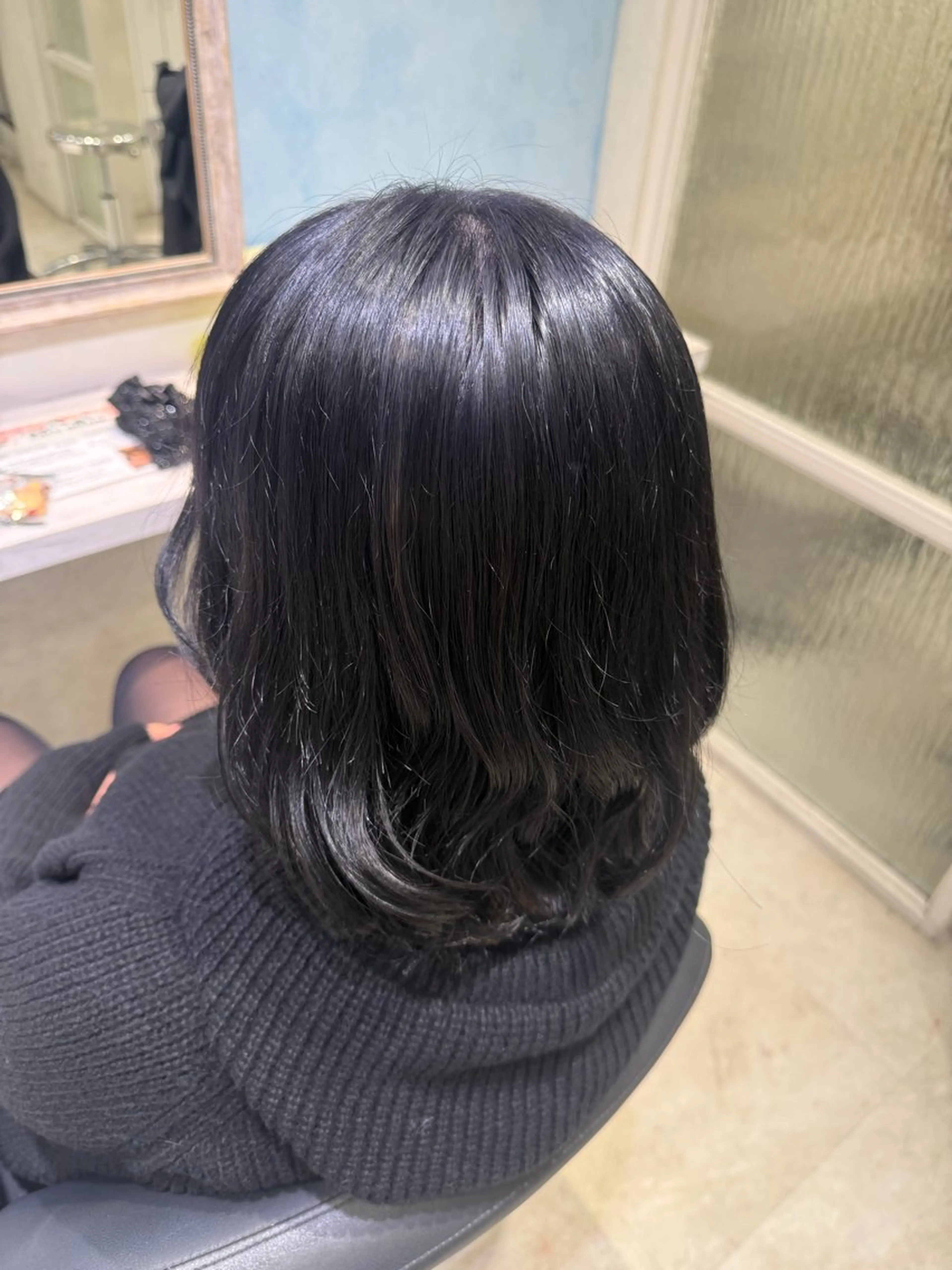 ロング カラー アッシュ ベージュカラー ブリーチ ブルーカラー 透明感カラー ヘアカラー ハイトーン/ブリーチ 💙みずき💙のヘアスタイル