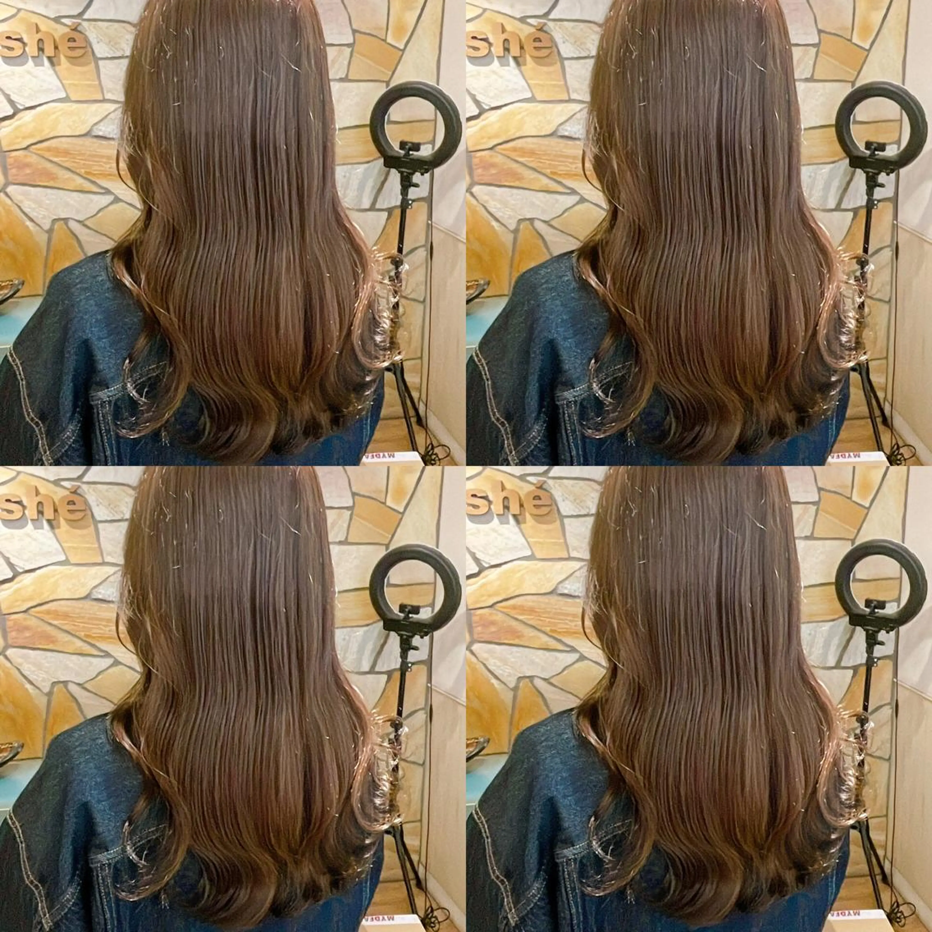ミディアム カラー 艶カラー🦋髪質改善 🫧MINAMIのヘアスタイル