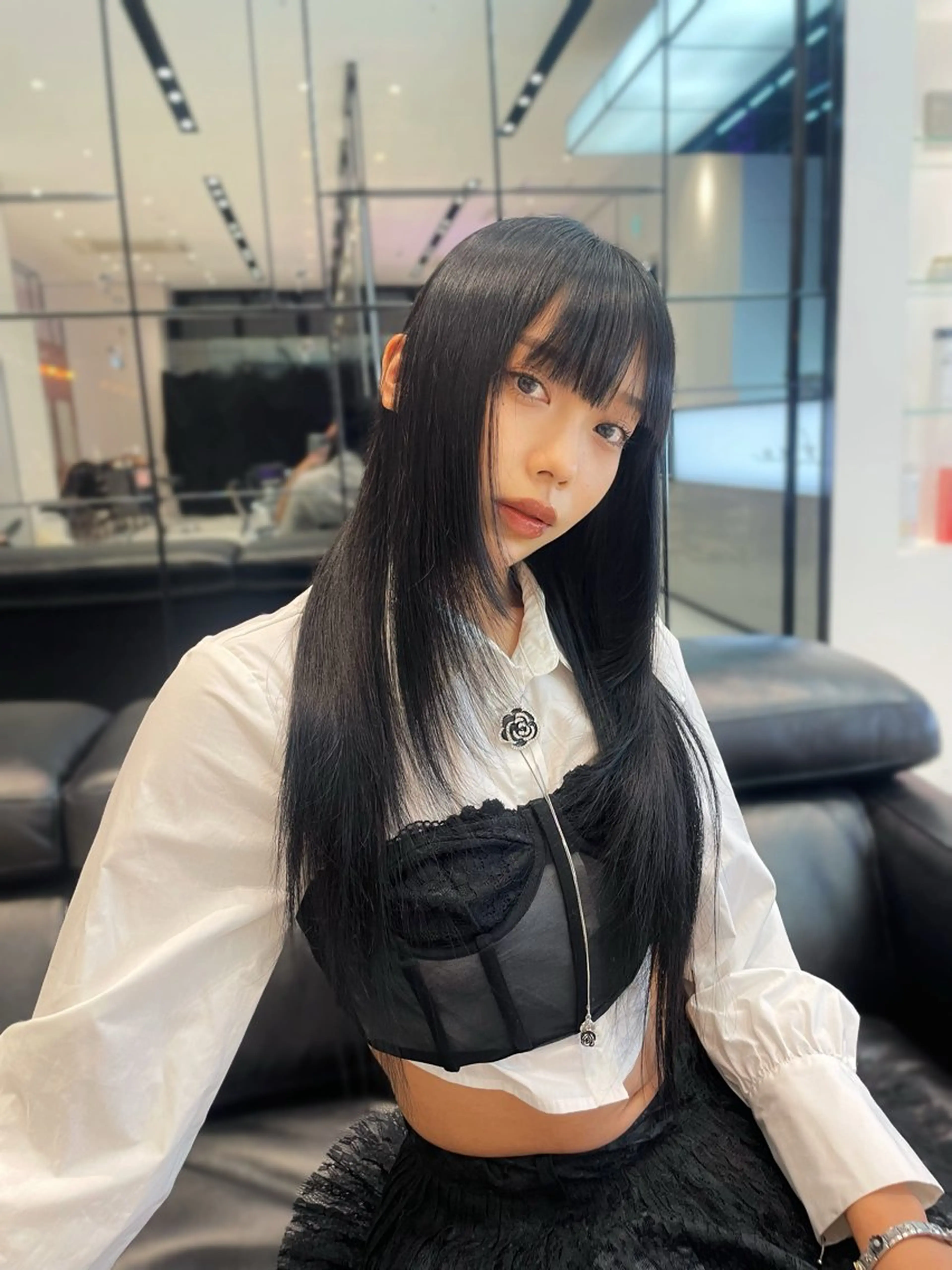 ロング ヘアカラー トリートメント ヘアセット keen 吉祥寺所属・【韓国❤️海外ヘア】 AYAKAのヘアスタイル
