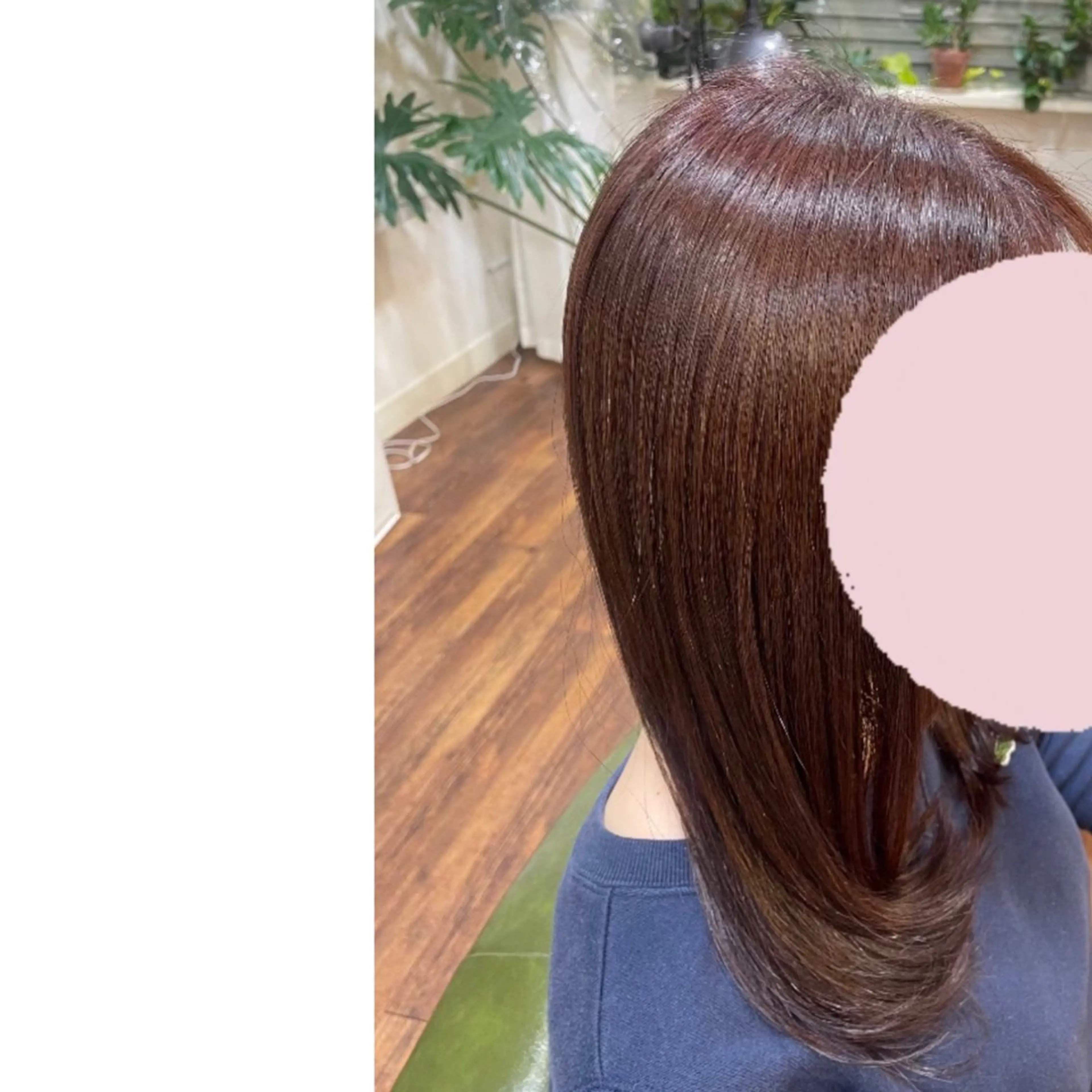 セミロング ピンクブラウン トリートメント salondeson所属・Natsuki Kumagaiのヘアスタイル