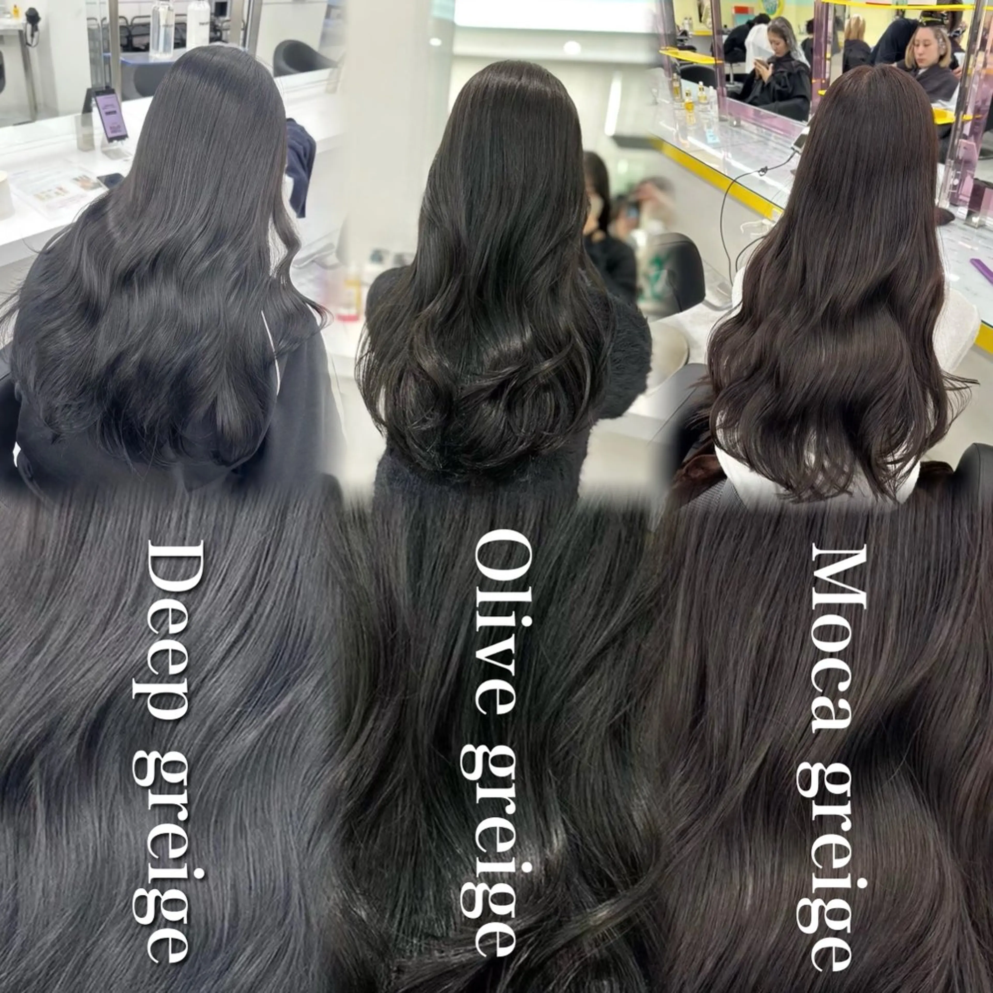 ロング カラー カット ヘアカラー トリートメント 赤みなし透明感カラー 🩶RION🦋のヘアスタイル