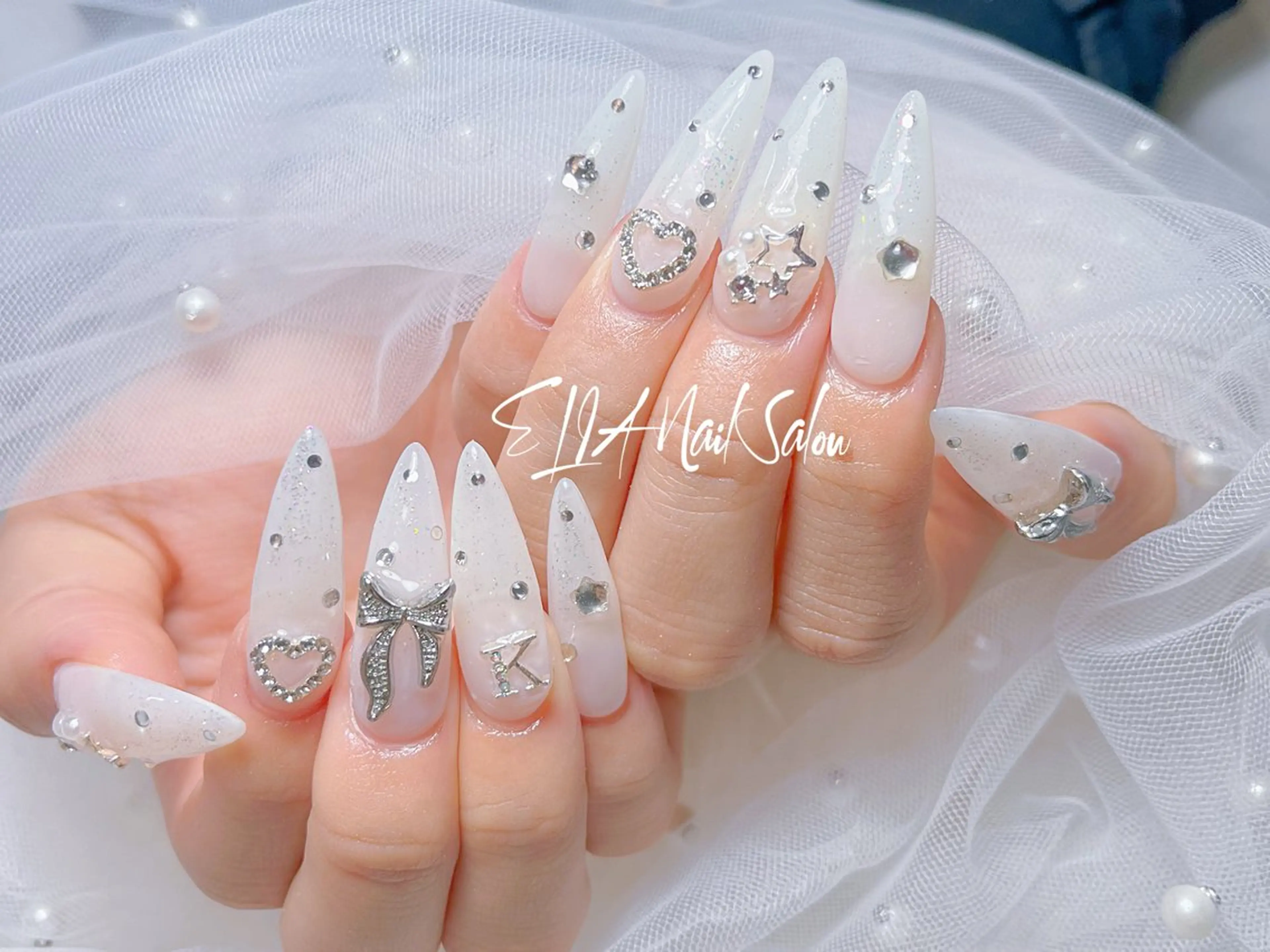 セミロング ハンドネイル ハンドケア ELIA【エリア】 nailsalonのネイルデザイン