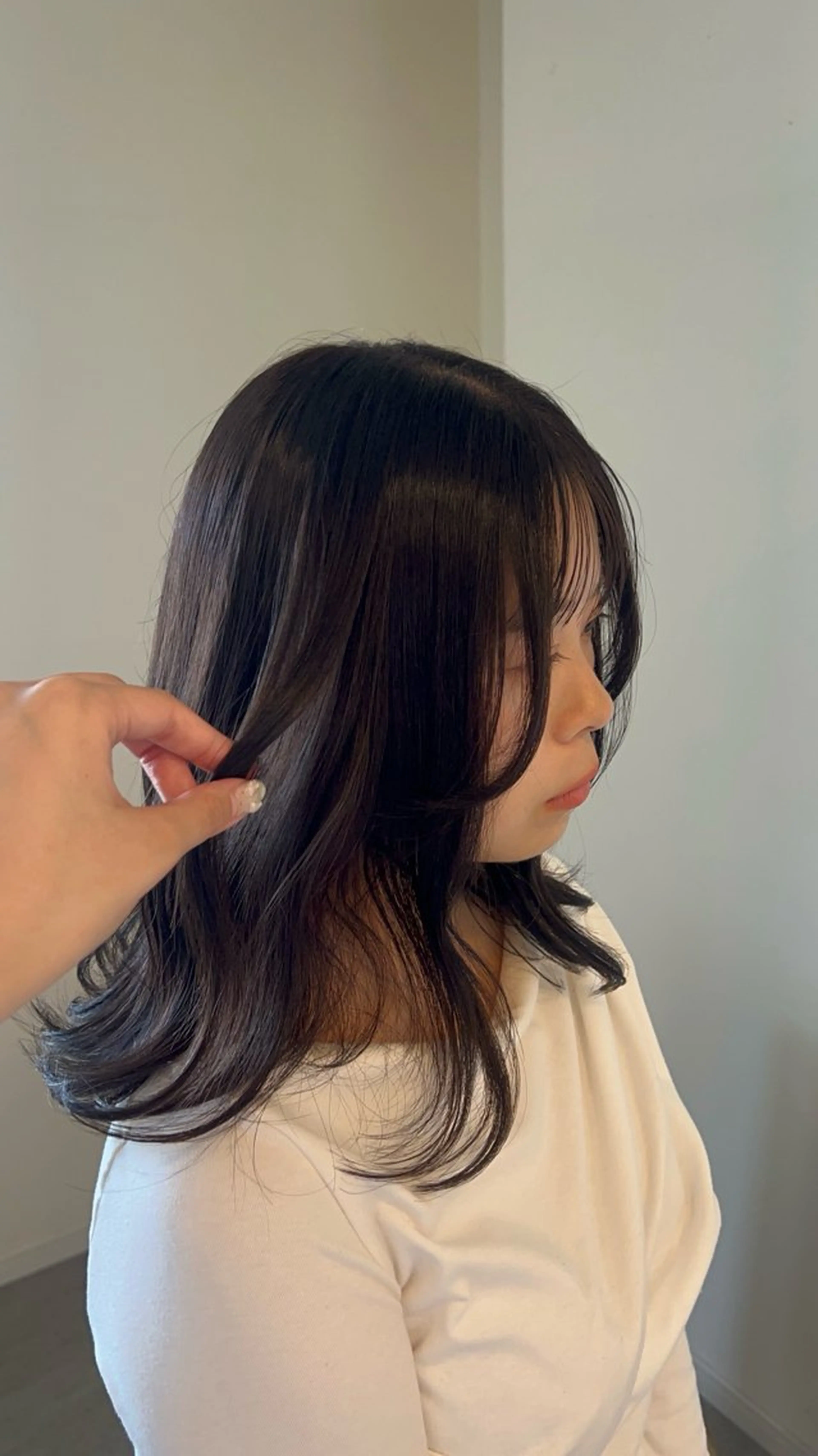 ミディアム カラー 透明感カラー カノエ矢原 /REIのヘアスタイル