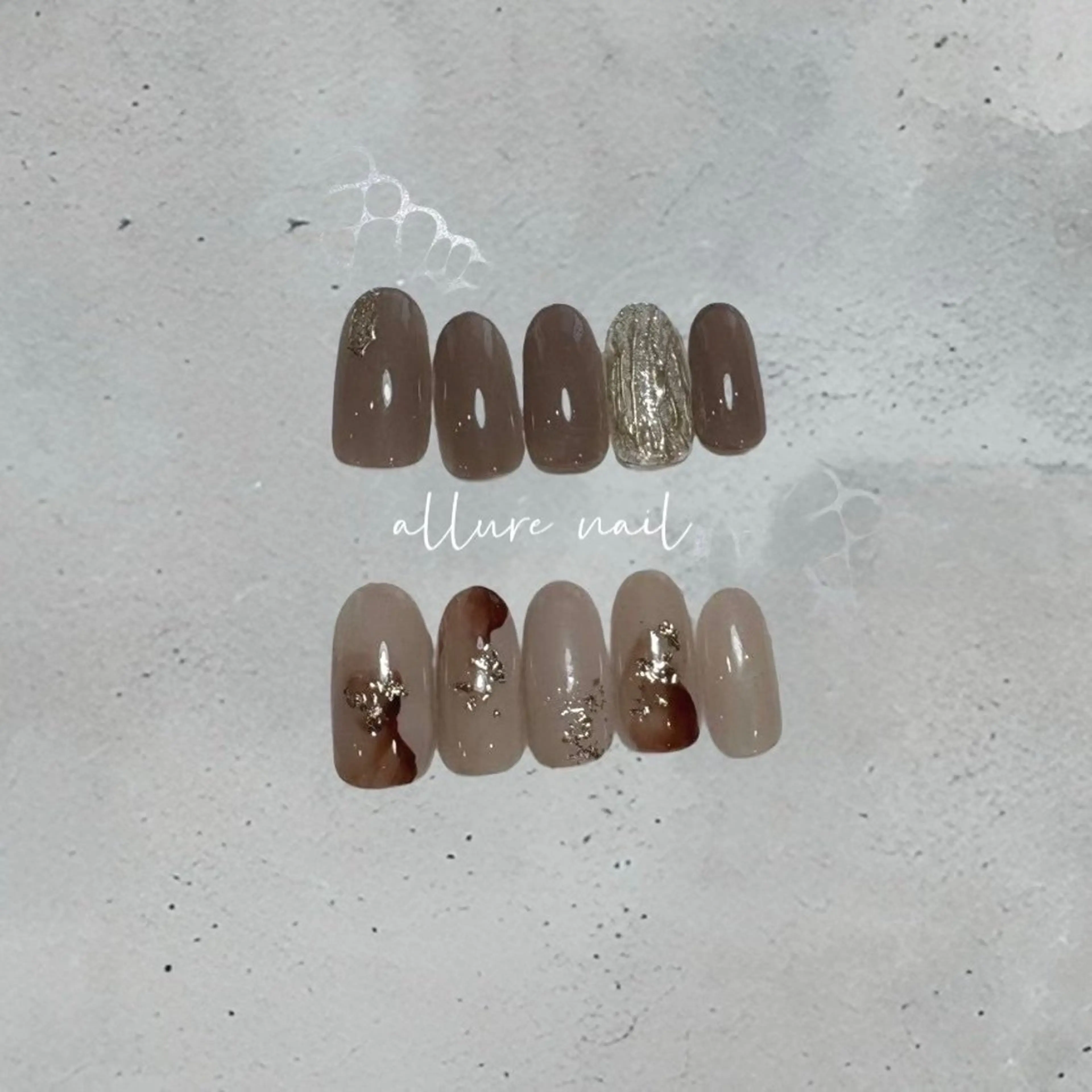ネイル ハンドネイル ALLURENAIL AINAのネイルデザイン