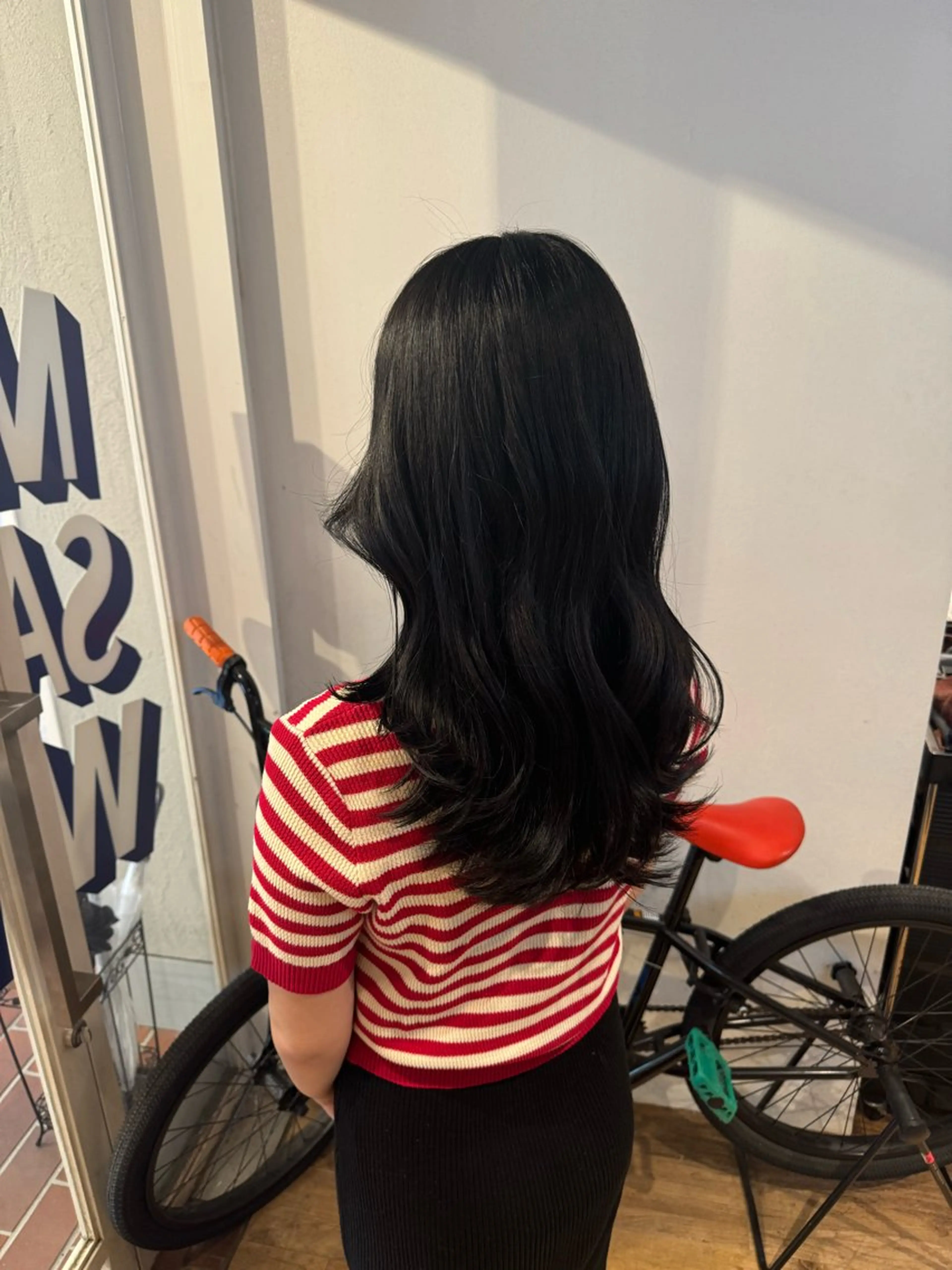 ロング カラー クキノ ケイカのヘアスタイル
