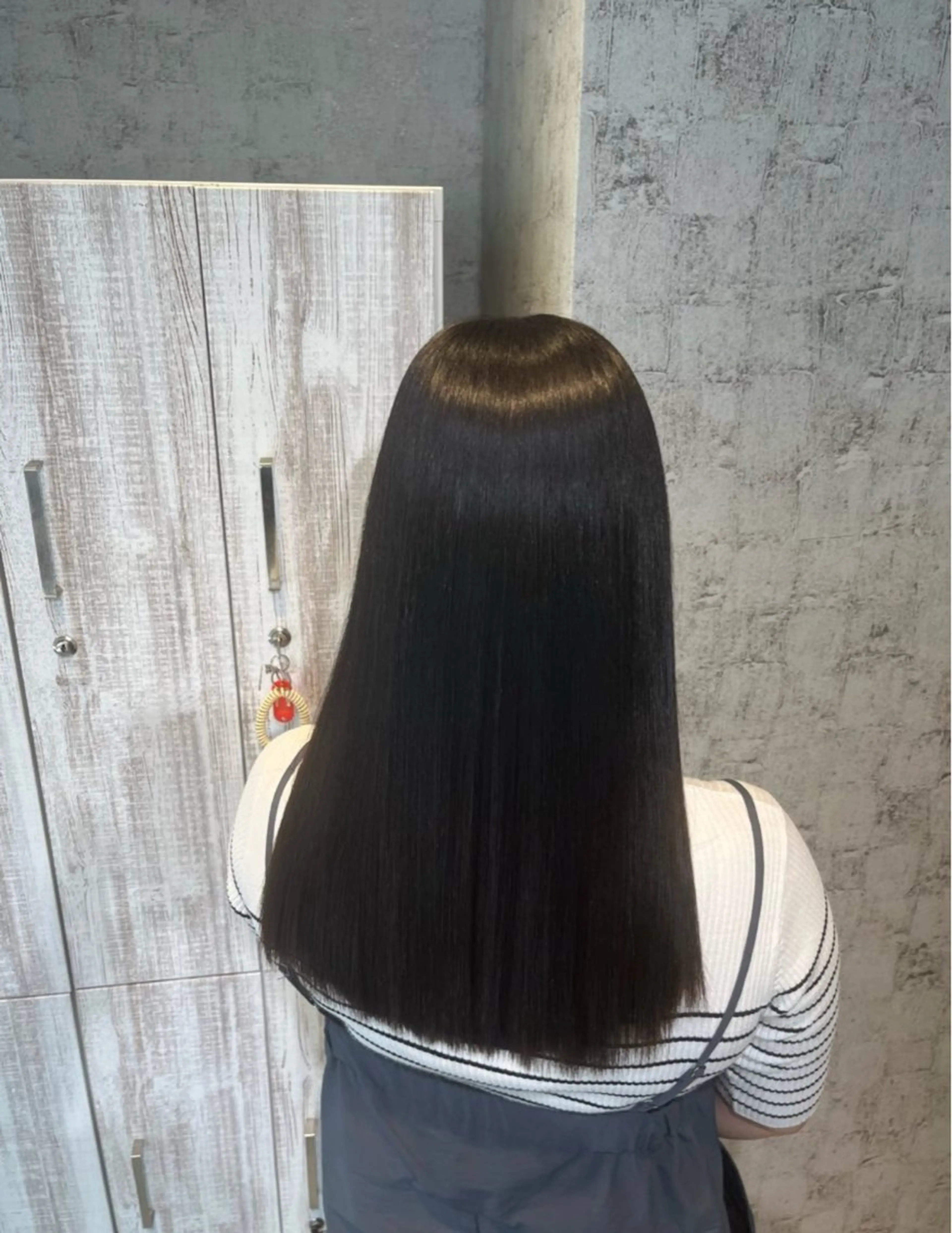 セミロング カラー トリートメント 町田✨髪質改善✨ ななみのヘアスタイル
