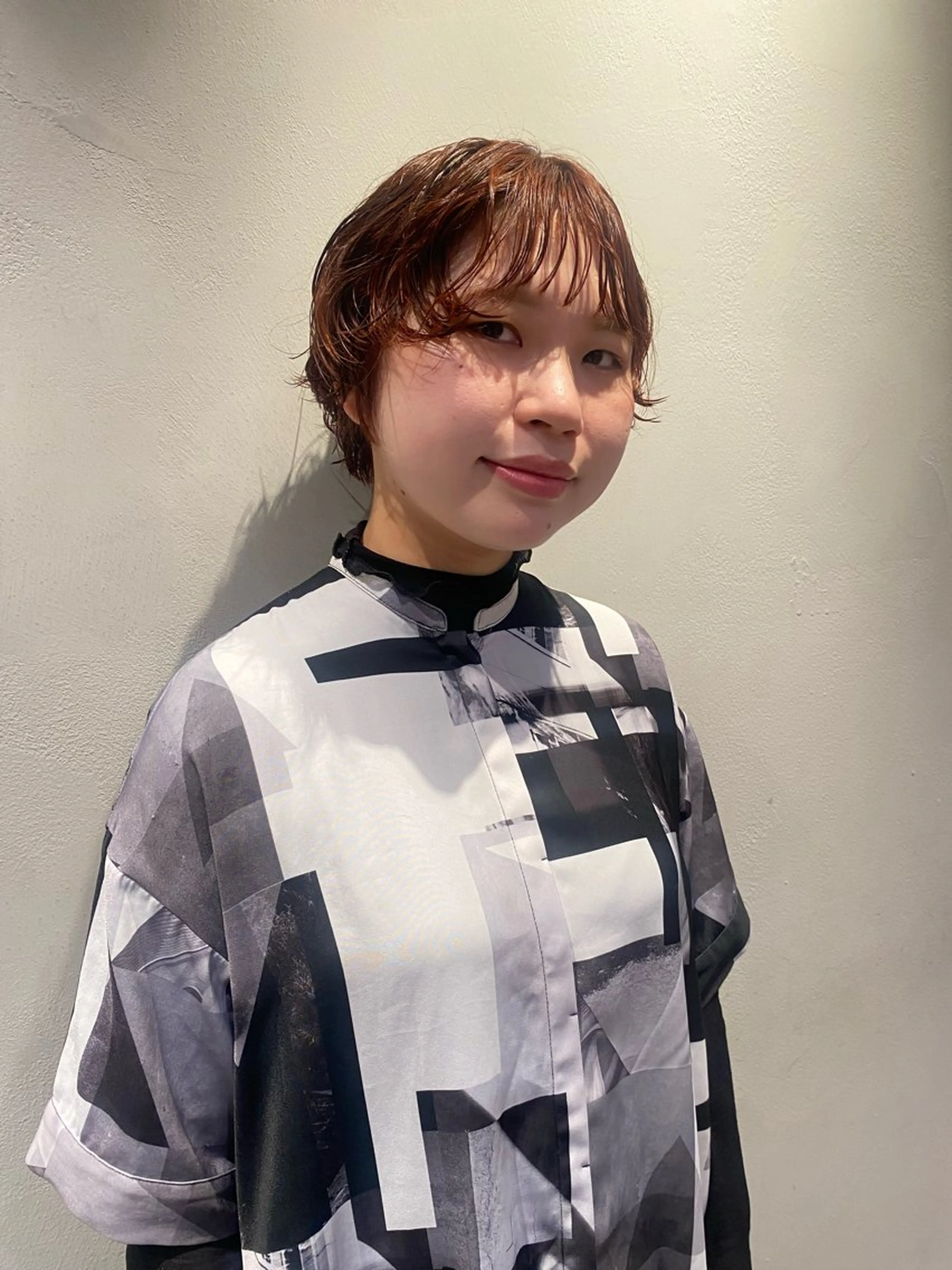 ショート カラー パーマ 似合わせカット カラー🪿 moeのヘアスタイル