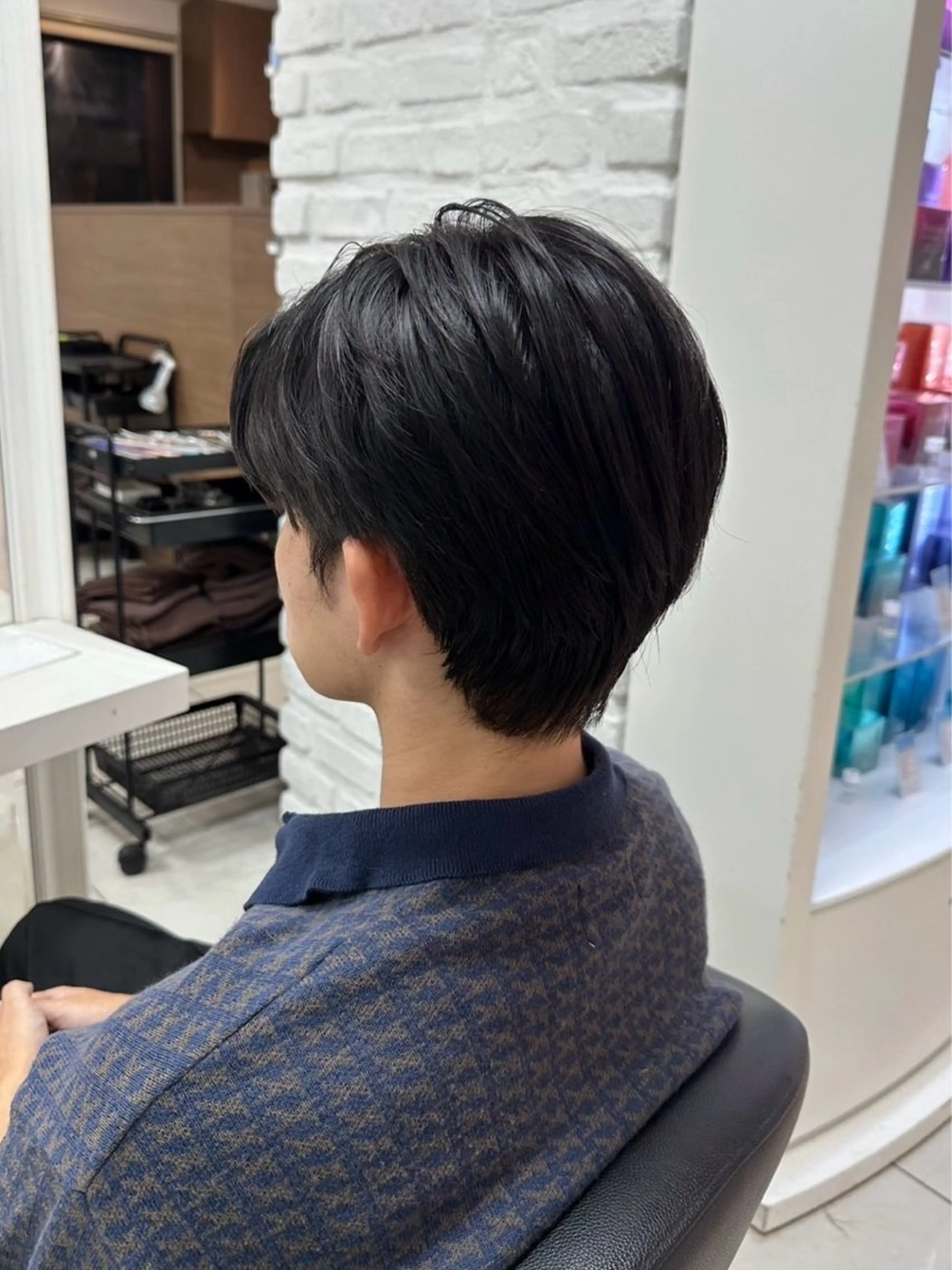 ショート パーマ カット パーマ トリートメント リノ レディース カラーリスト🪐のヘアスタイル