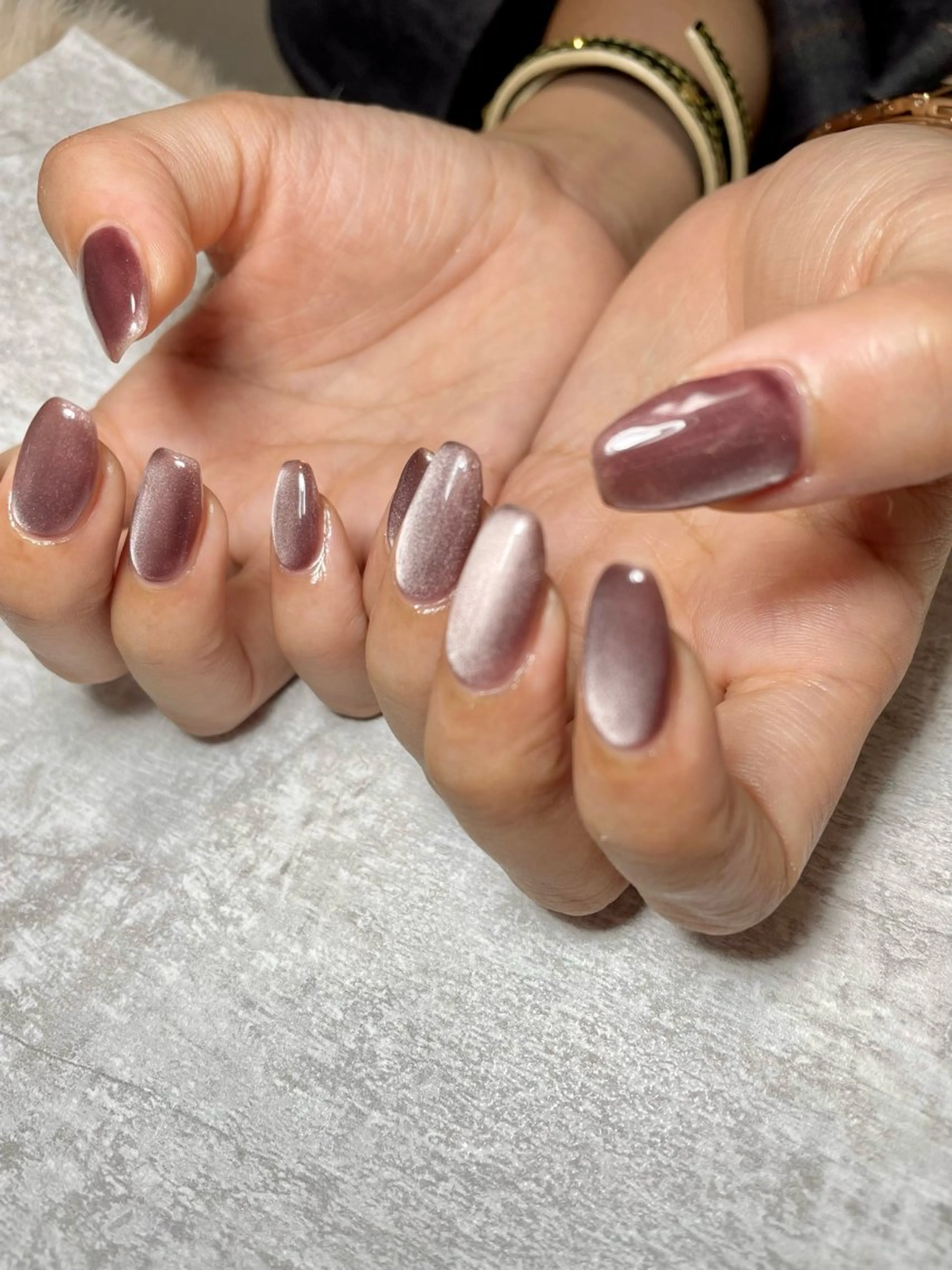ネイル マグネットネイル ワンカラーネイル BEAUTY GARDEN 【nail salon unseul】所属・nana .のネイルデザイン