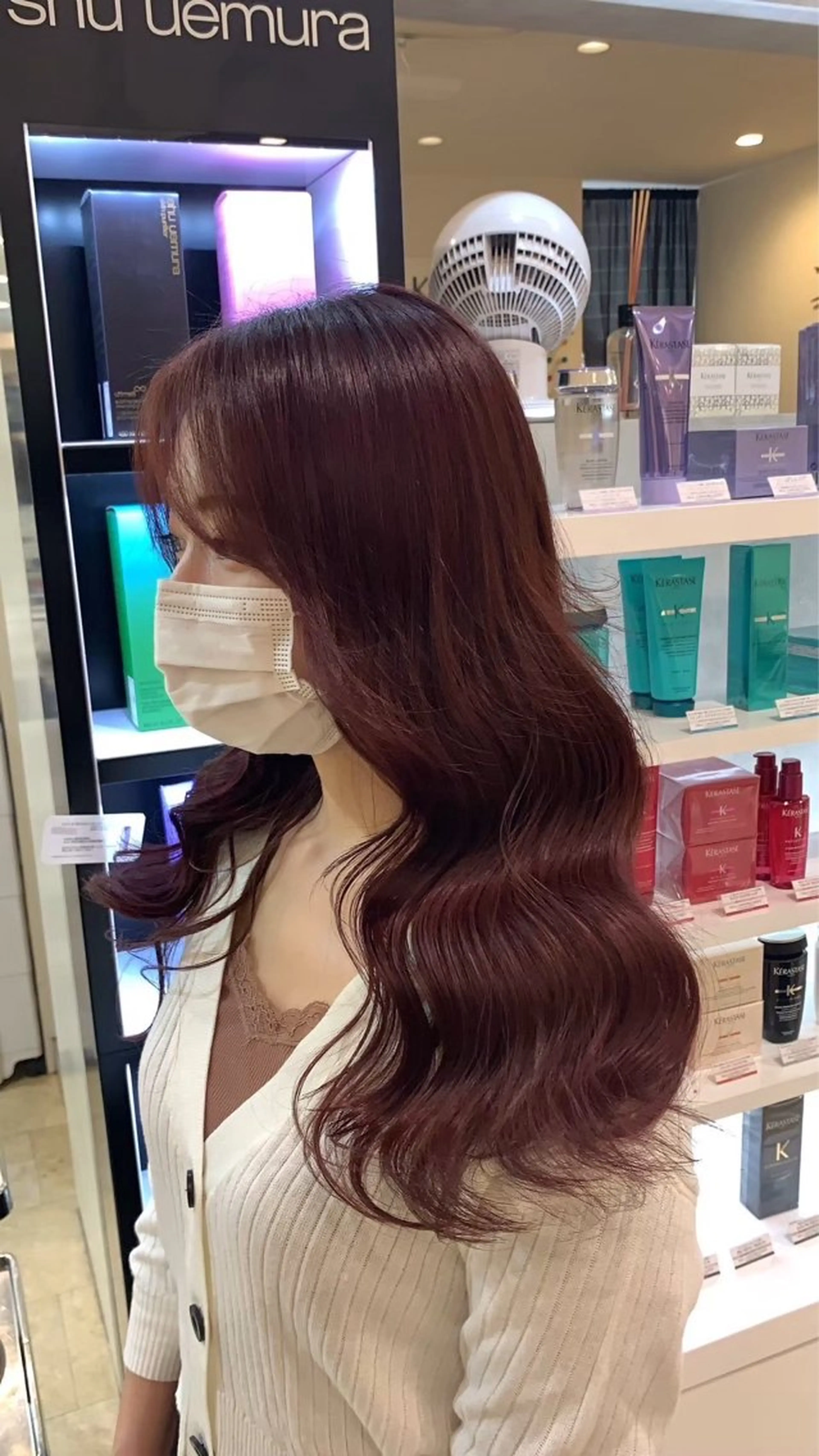 ロング カラー ブリーチ ハイトーンカラー 韓国風ヘア レイヤーカット Lay/カラーリスト Myuukaのヘアスタイル
