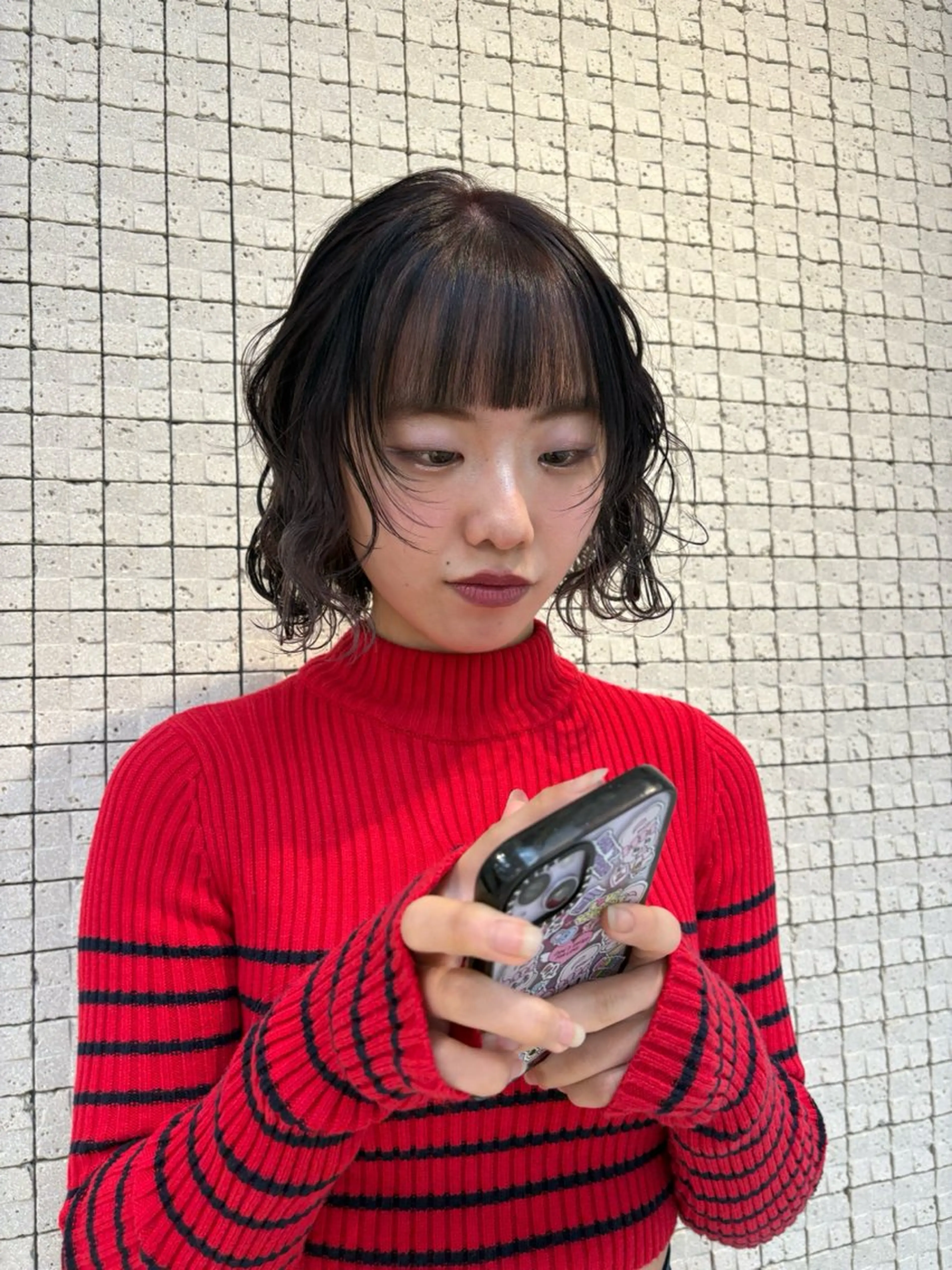 ショート カラー ヘアアレンジ lico札幌駅前所属・小原 悠梨乃のヘアスタイル