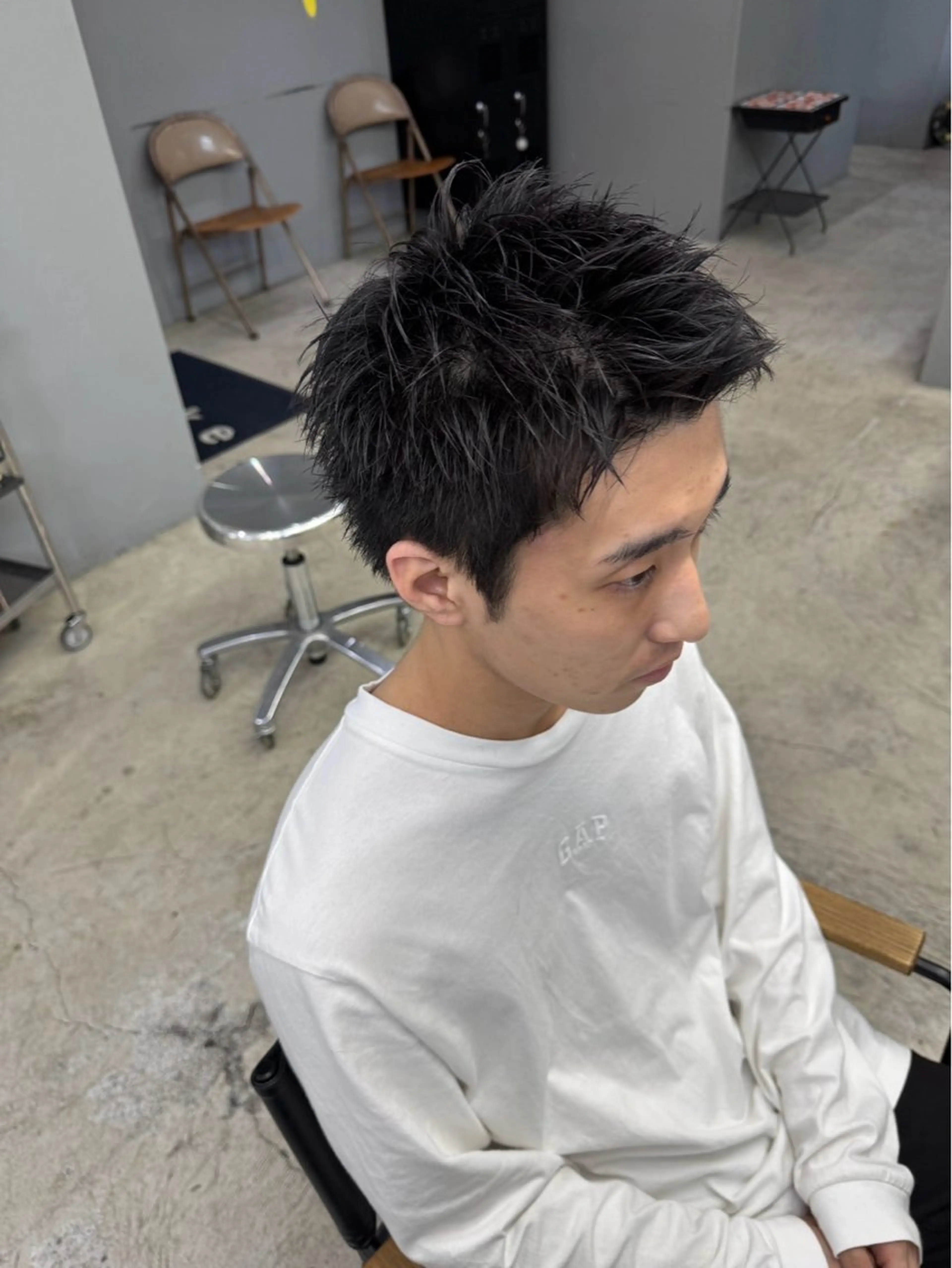 ショート メンズ カット ヘッドスパ メンズ専門サロン wokeのヘアスタイル