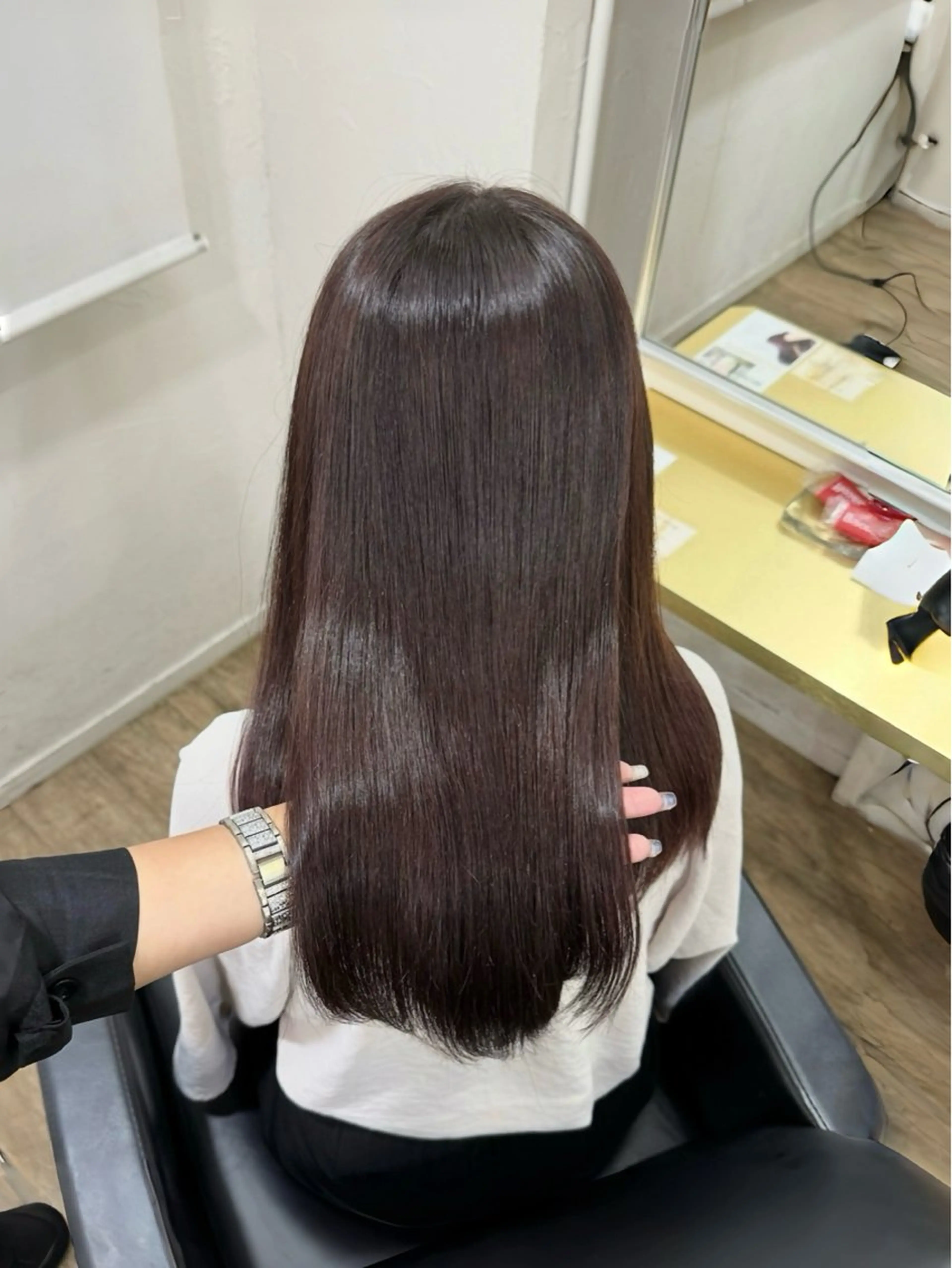 セミロング カラー ヘアカラー トリートメント 髪質改善/ 透明感カラー/RANのヘアスタイル