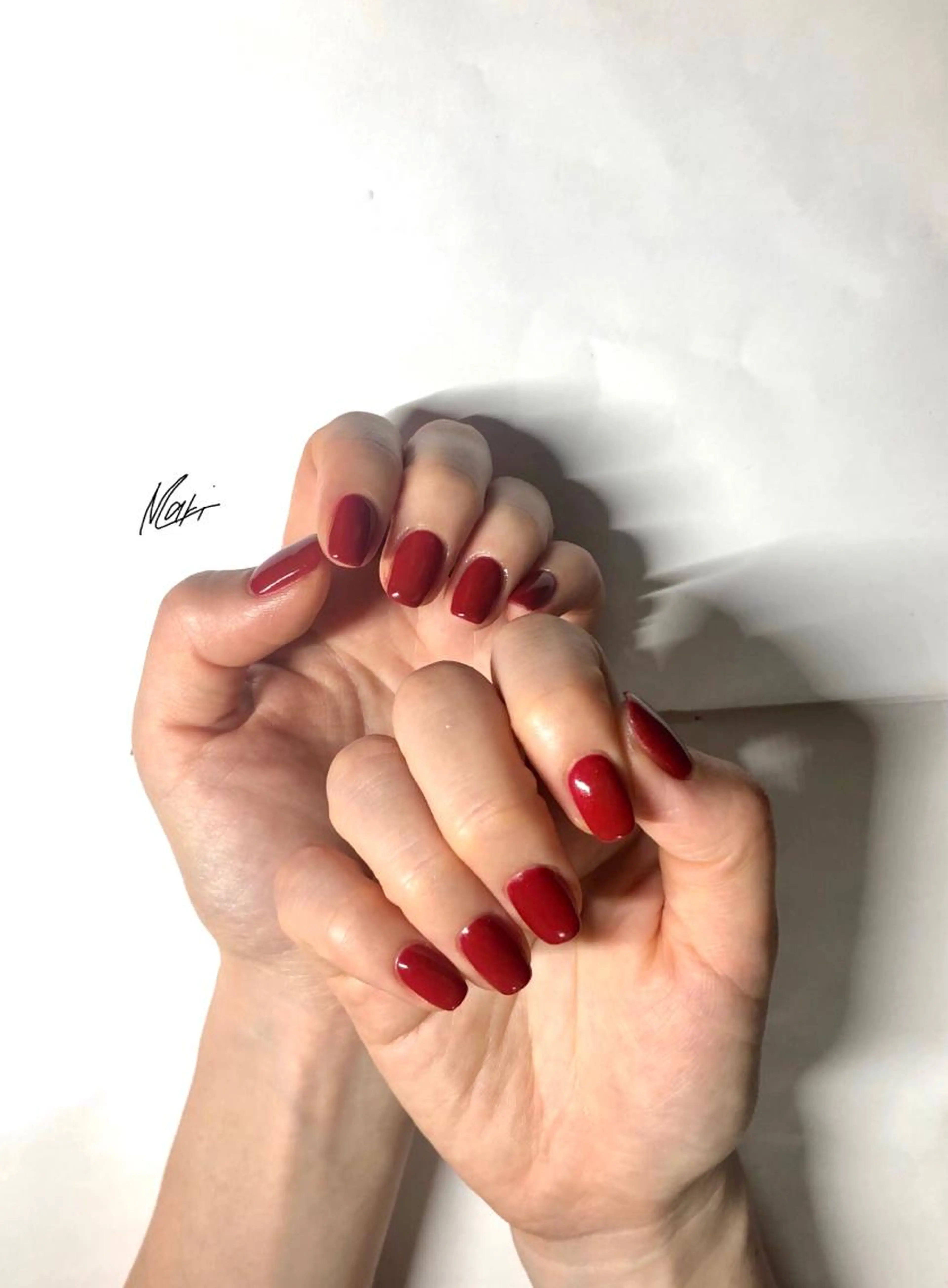 ハンドネイル🗯ワンカラー、オフケア込みの写真