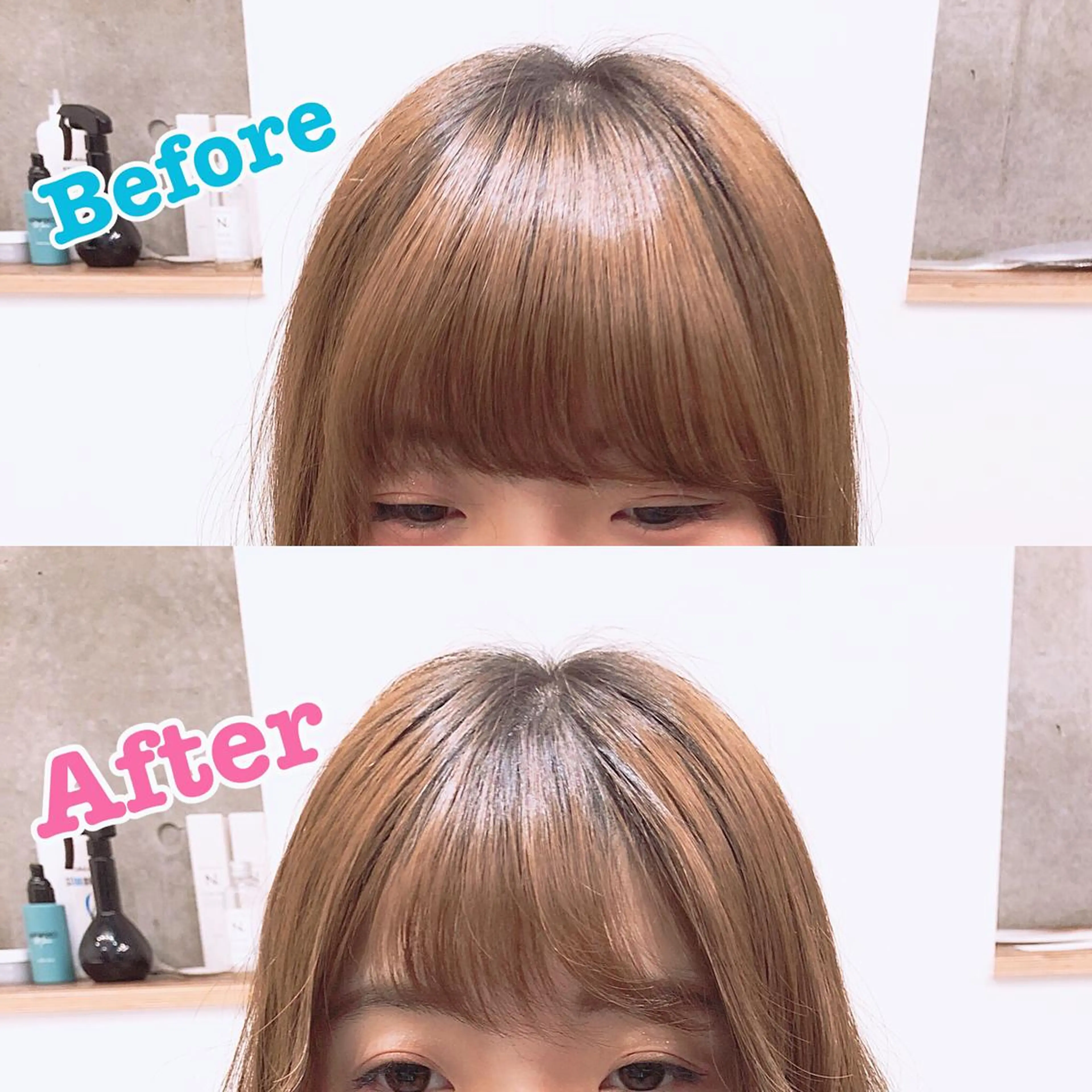 ミディアム ヘアアレンジ エクステ 小顔カット ヘアカラー エクステ 🦋美髪／エクステ 🦋アベイクミのヘアスタイル