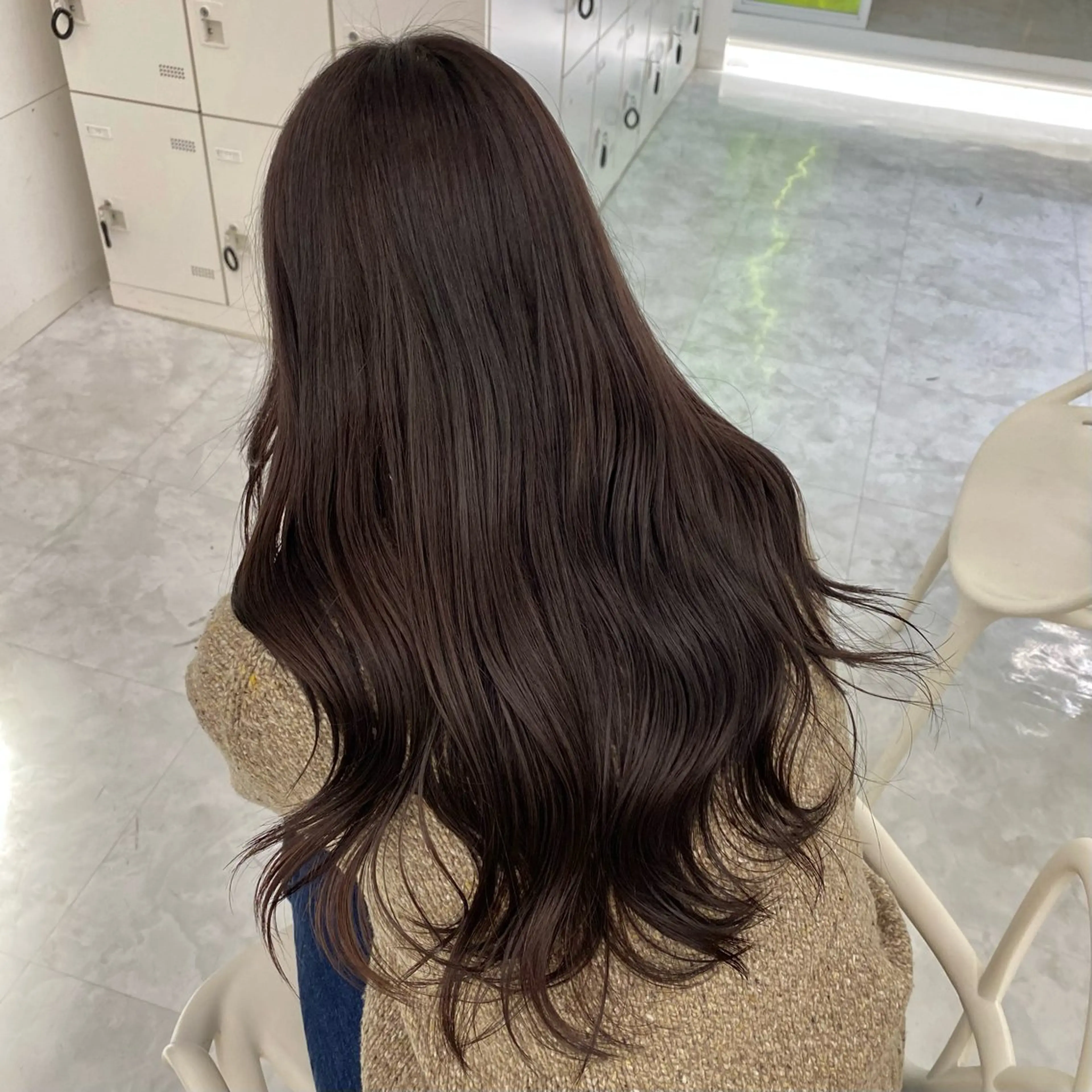 カラー ヘアカラー ヘアセット 🤍透明感グレージュ カラー🤍RINのヘアスタイル