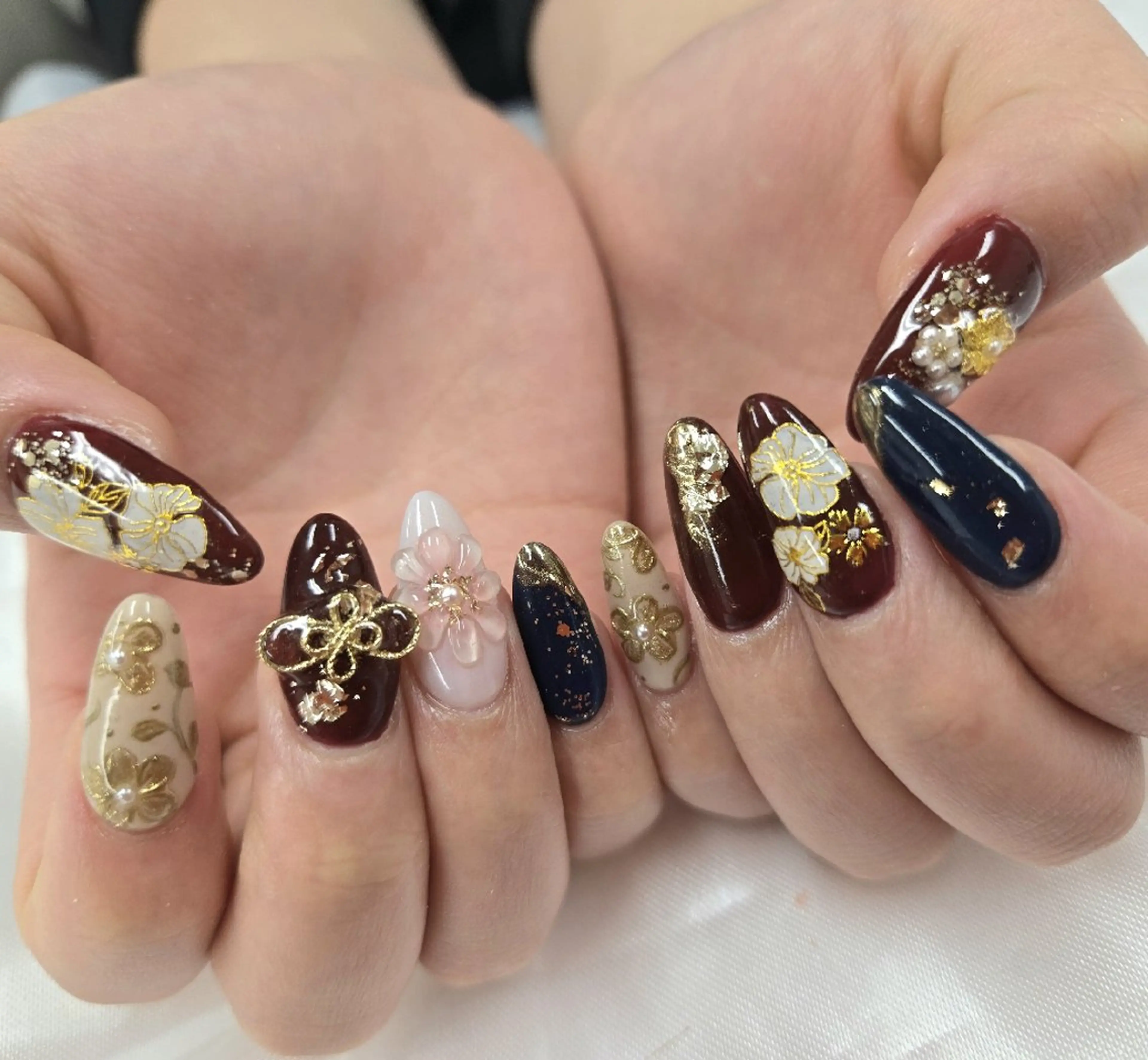 ネイル アートネイル オーロラネイル チークネイル ジェルネイル グラデーション 河野ちえ (雑誌掲載サロン)のネイルデザイン