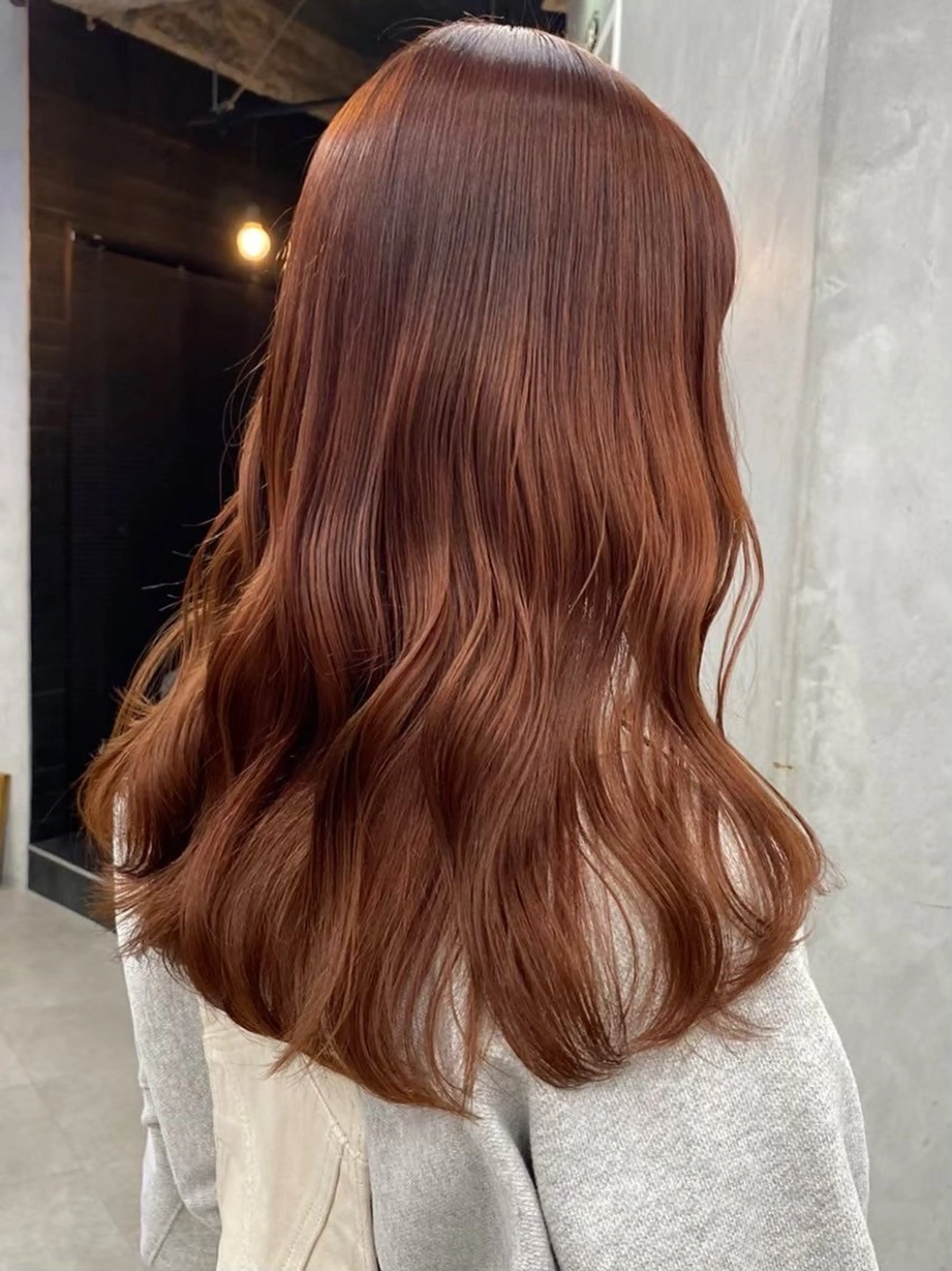 ロング カラー ヘアアレンジ ブリーチ ダブルカラー ブリーチなしカラー オレンジ 🫧透明感カラー/ ナルハ🫧のヘアスタイル