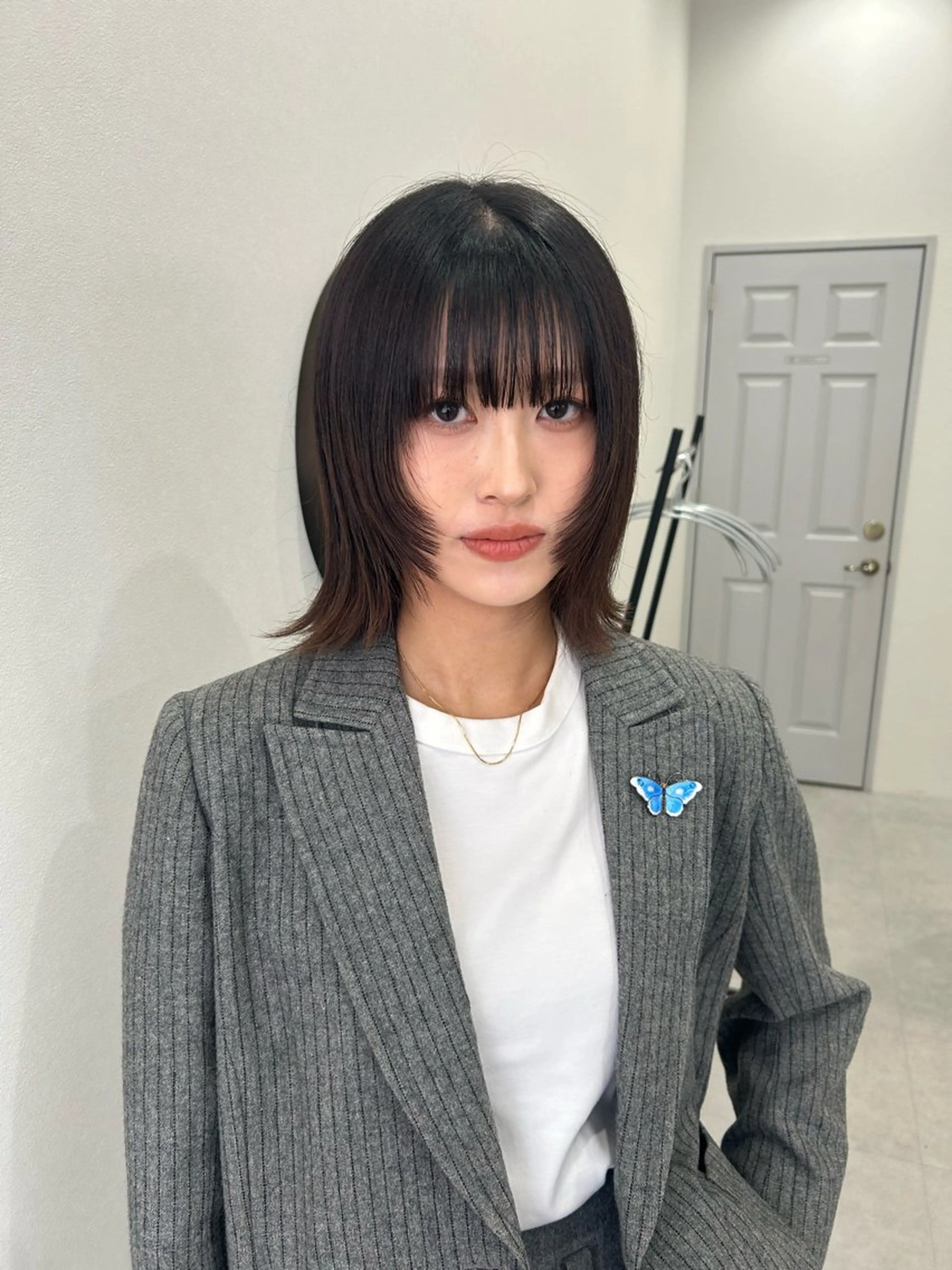 ショート ボブ 顔まわりレイヤー レイヤーカット ジャスミン 🧿のヘアスタイル
