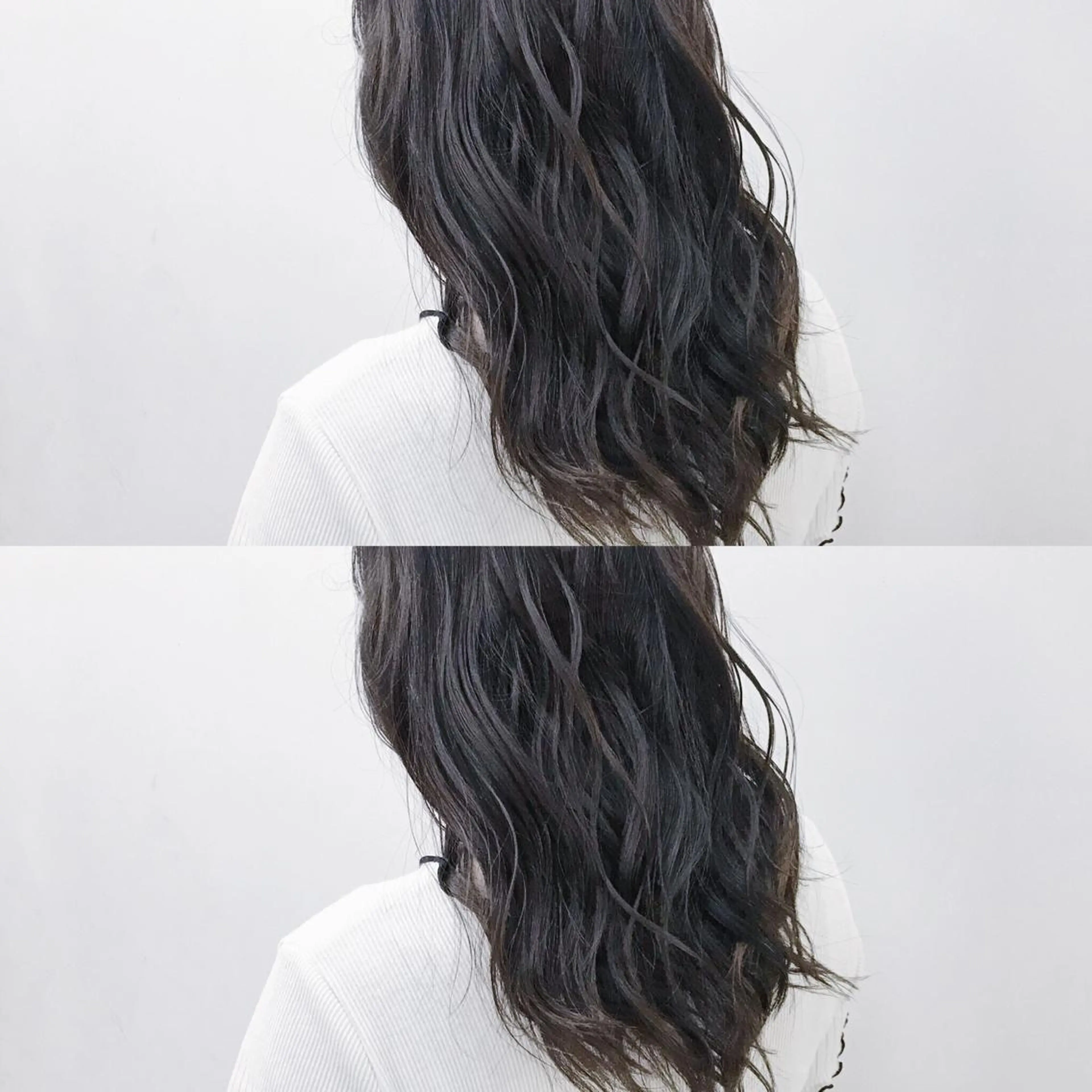 セミロング カラー 永岡 鉄平のヘアスタイル