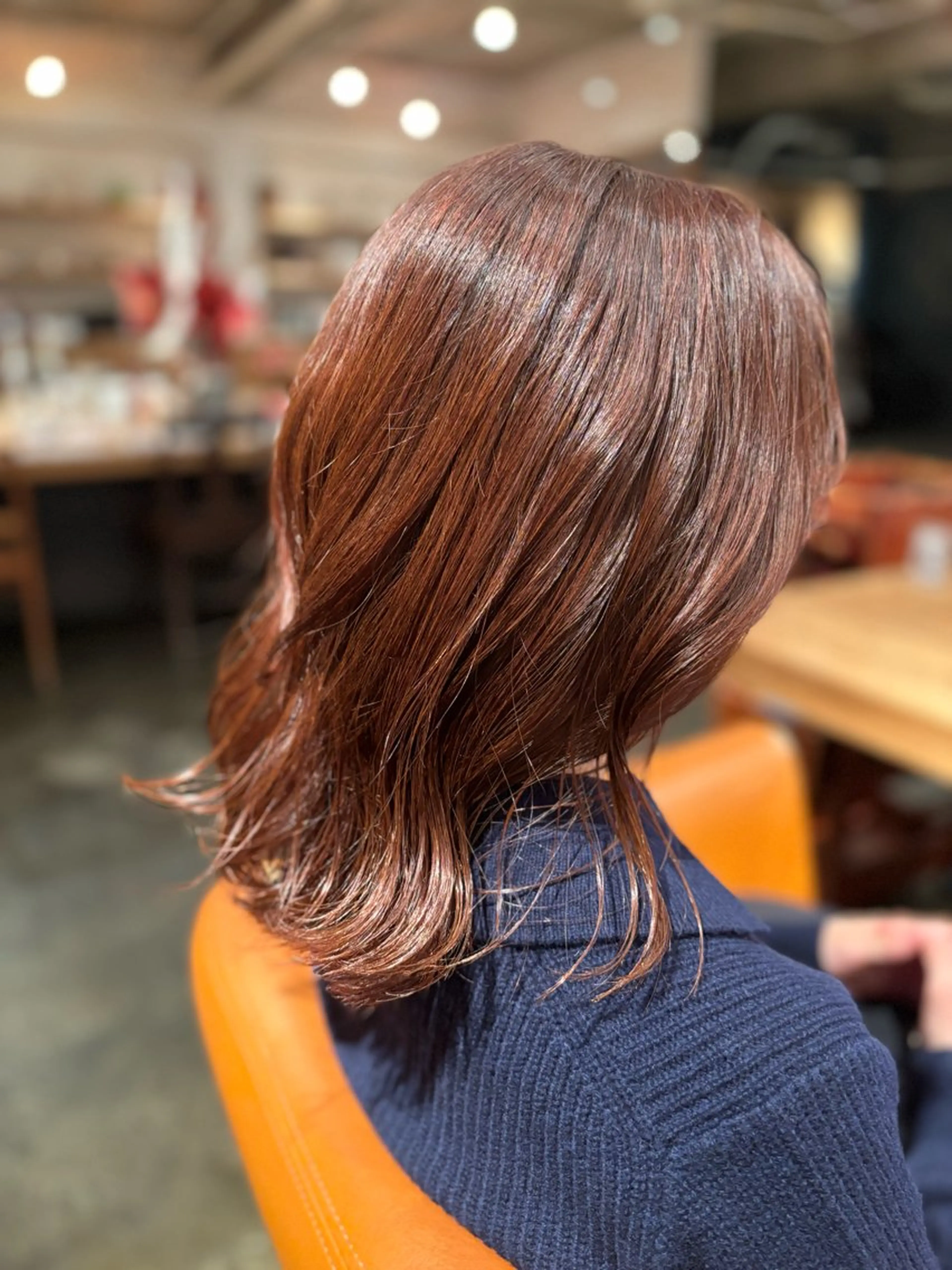 カラー ブラウンカラー オレンジ オレンジブラウン 髪質改善カラー ベージュ🤎YUMEのヘアスタイル